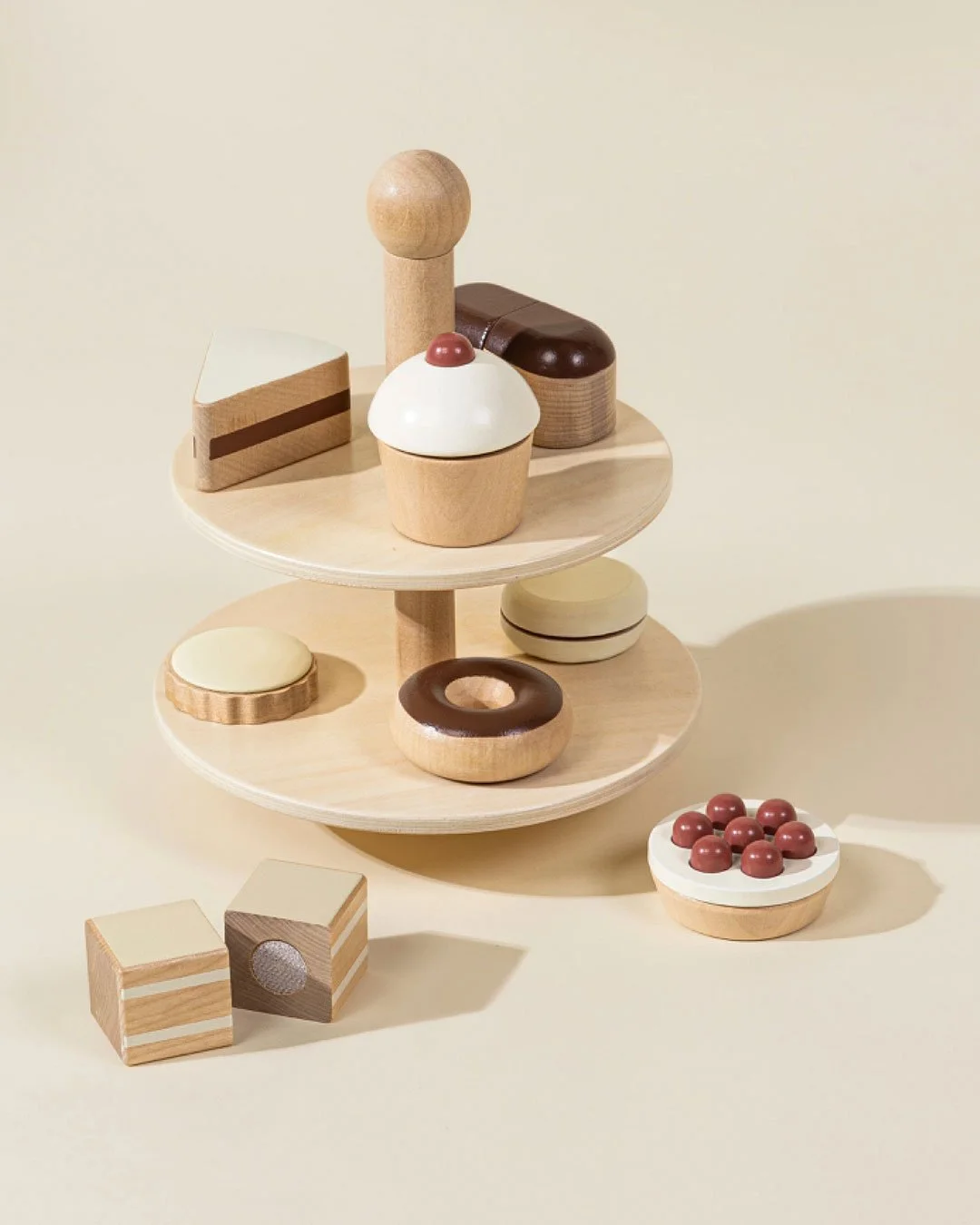 Coco Village Kid's Wooden Foodie Play Set - Dessert