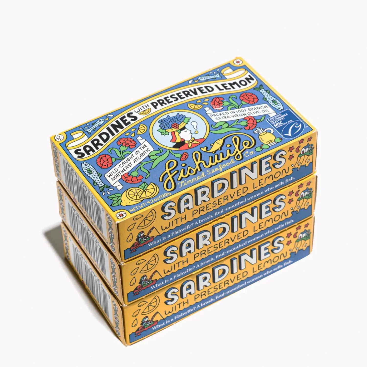 Fishwife Tinned Fish - Sardines with Preserved Lemon