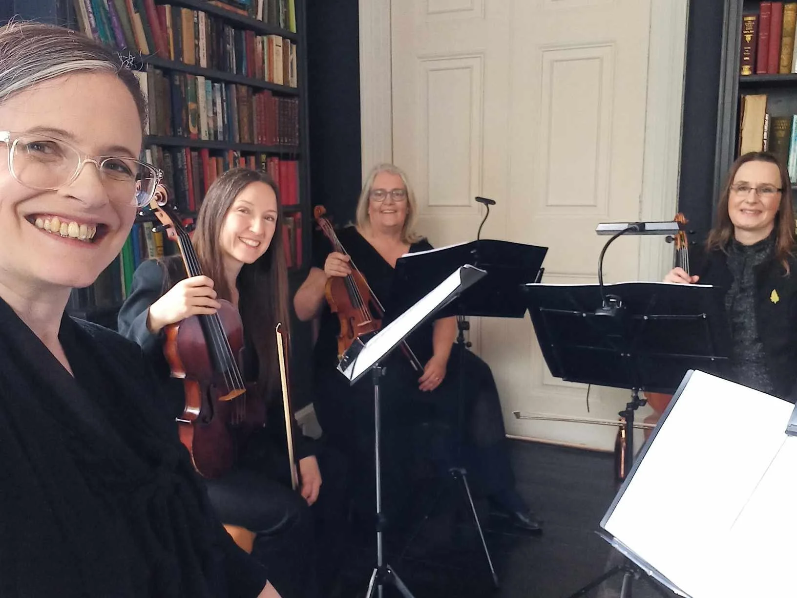 Wedding String Quartet at Saltmarshe Hall | Millie &amp; Pierce