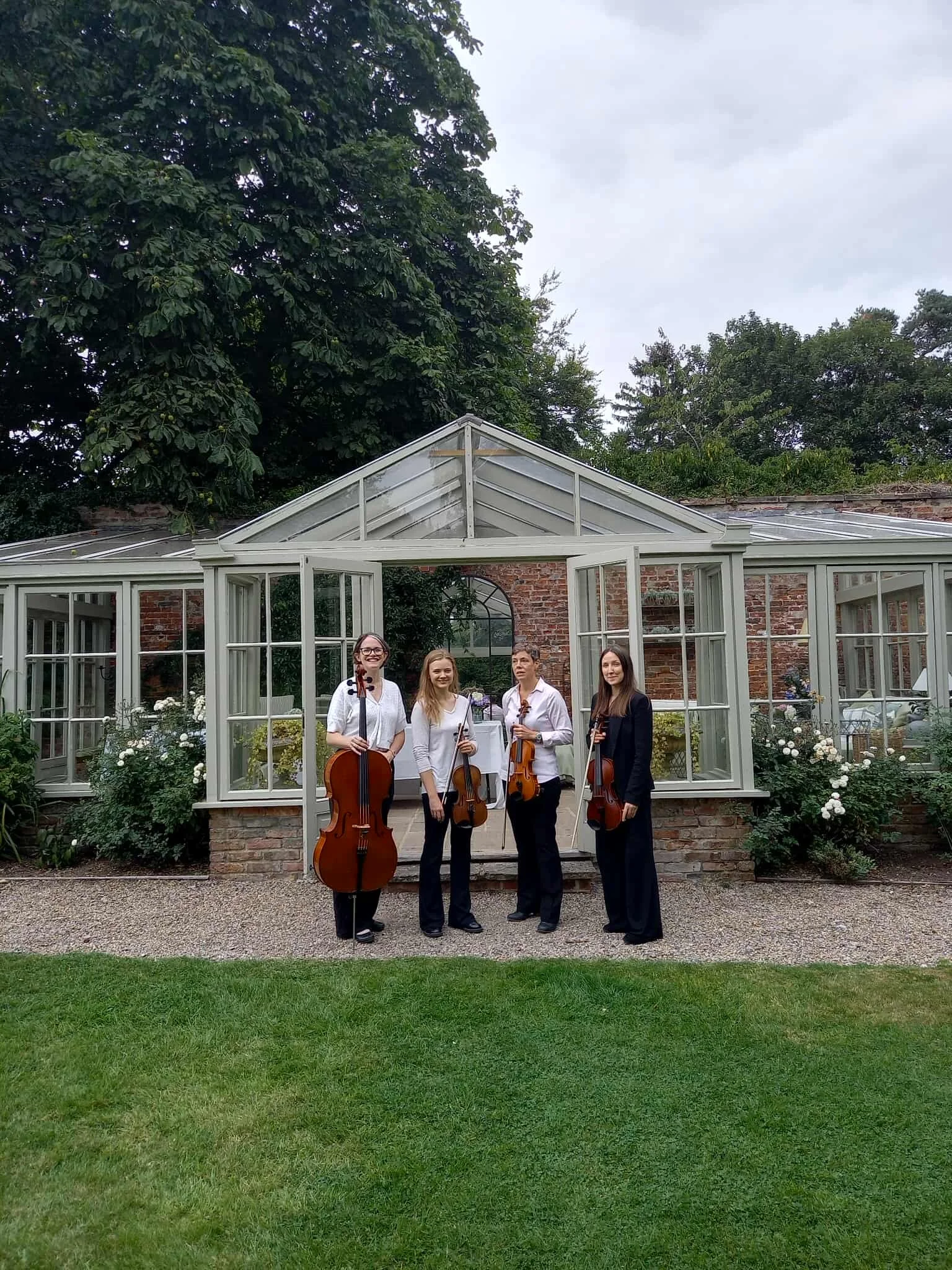 Wedding String Quartet at Kirkby Fleetham Estate | Sadia &amp; Knut