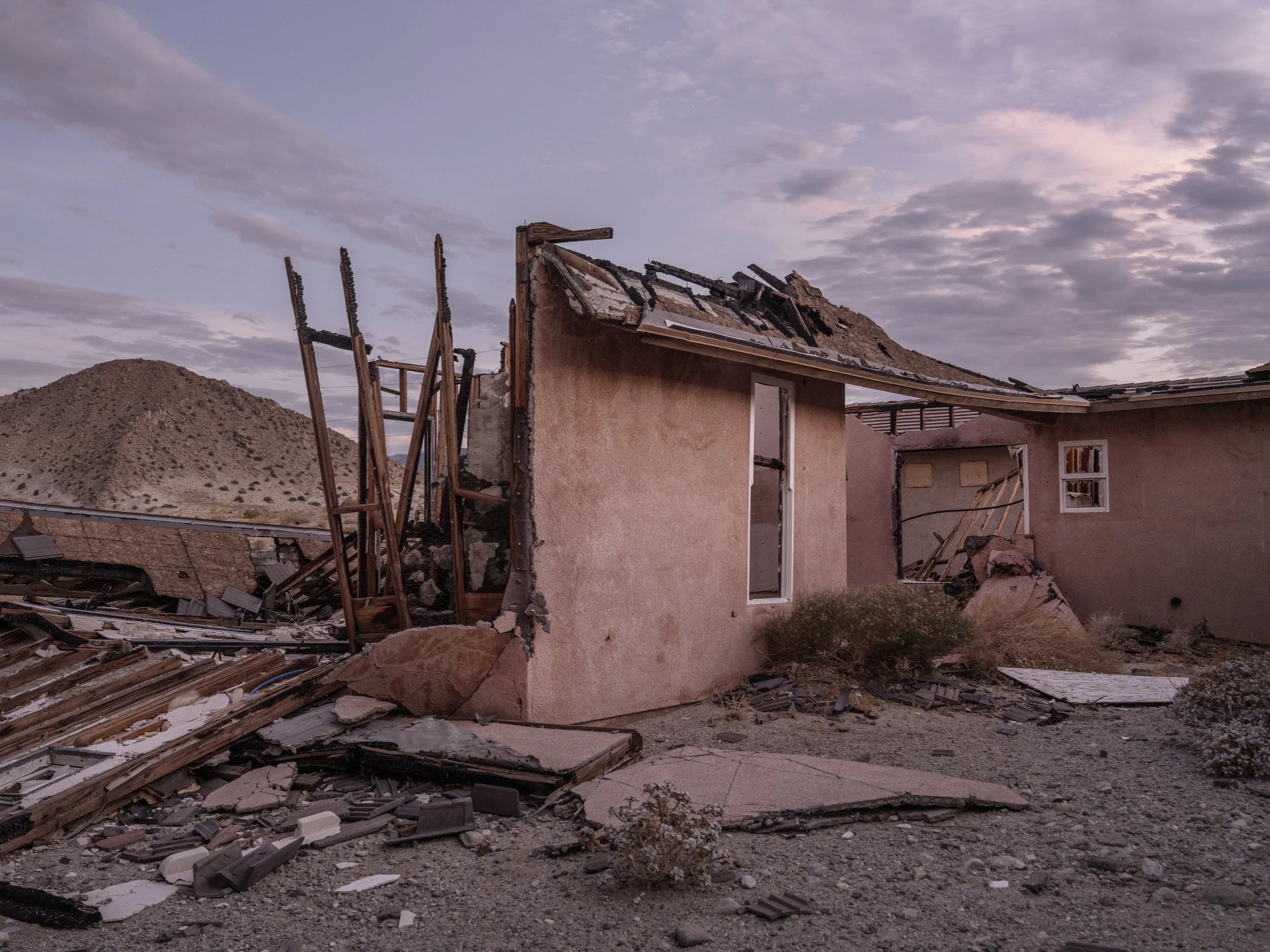 Vandalized House.