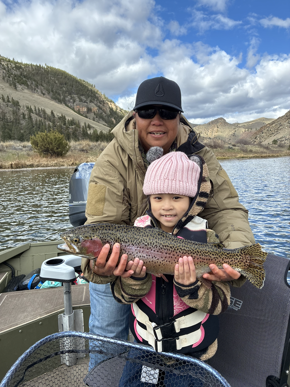 Coco and her niece in Montana! Our Molokai trip wouldn't be possible without Coco.