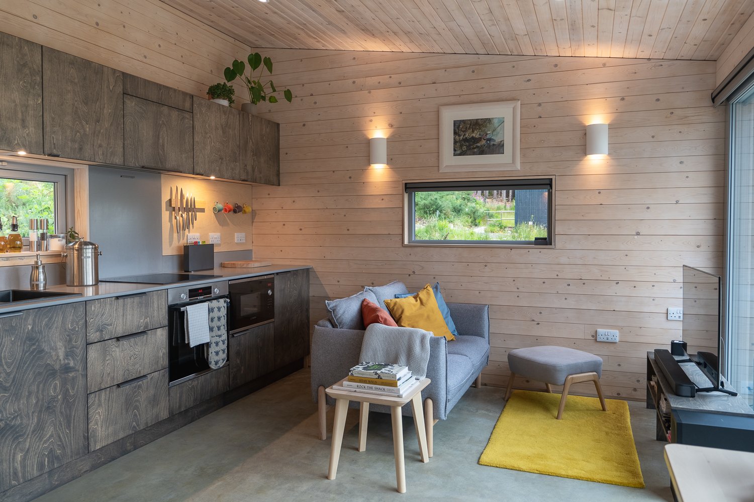 Ecotone cabin living space with open plan kitchen.jpg