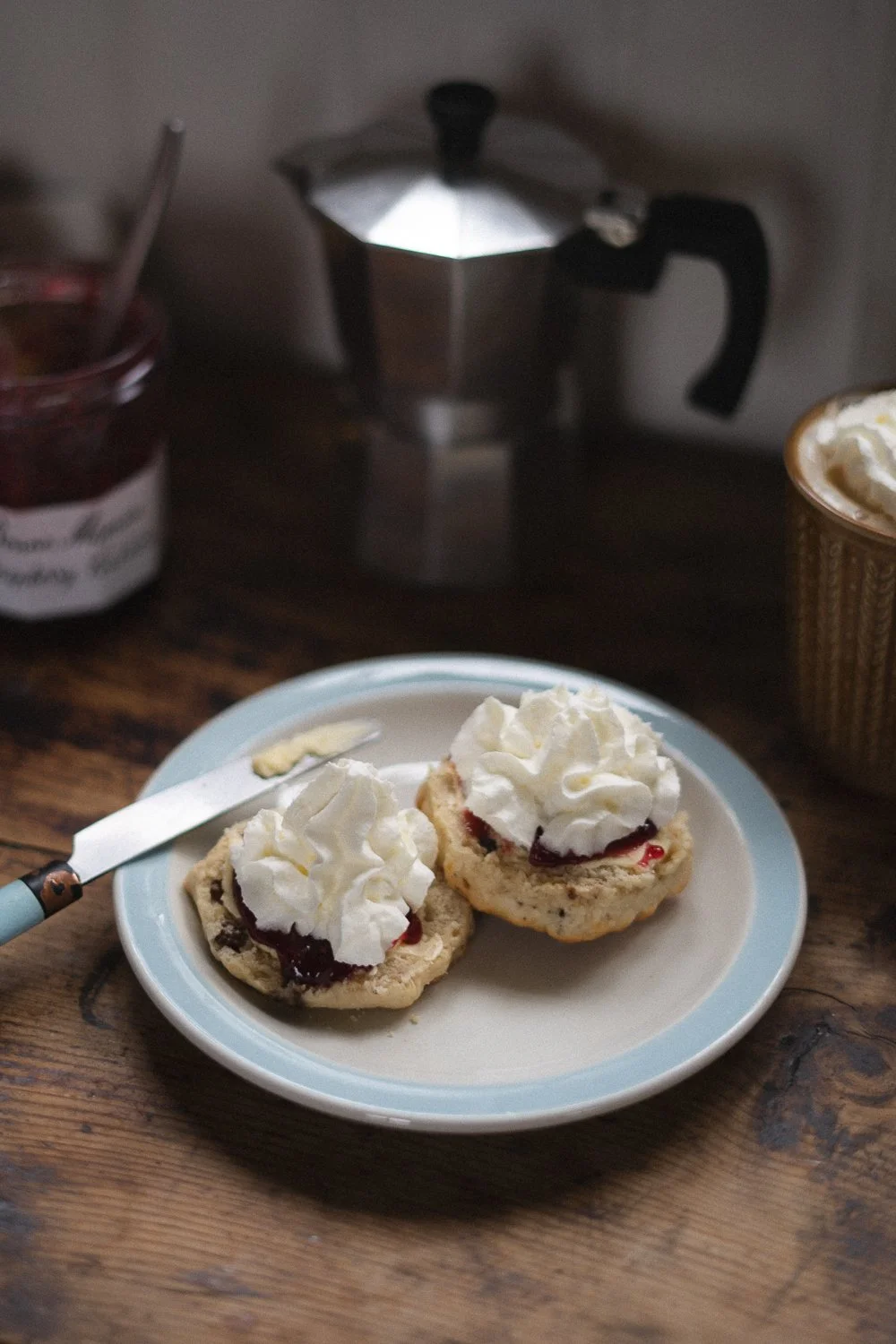 Scones for breakfast might be the best thing.