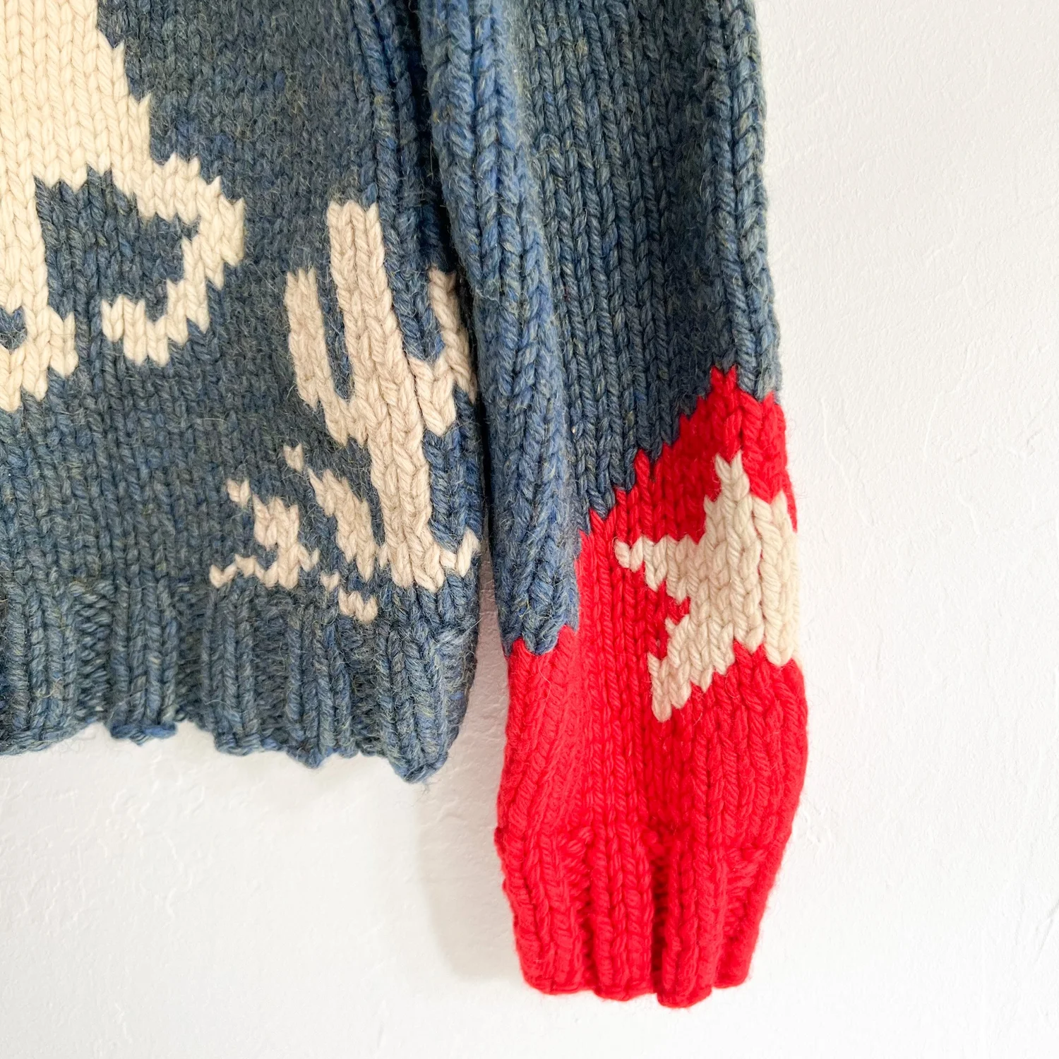1950s Hand Knit Western Cowichan — Lu Dale