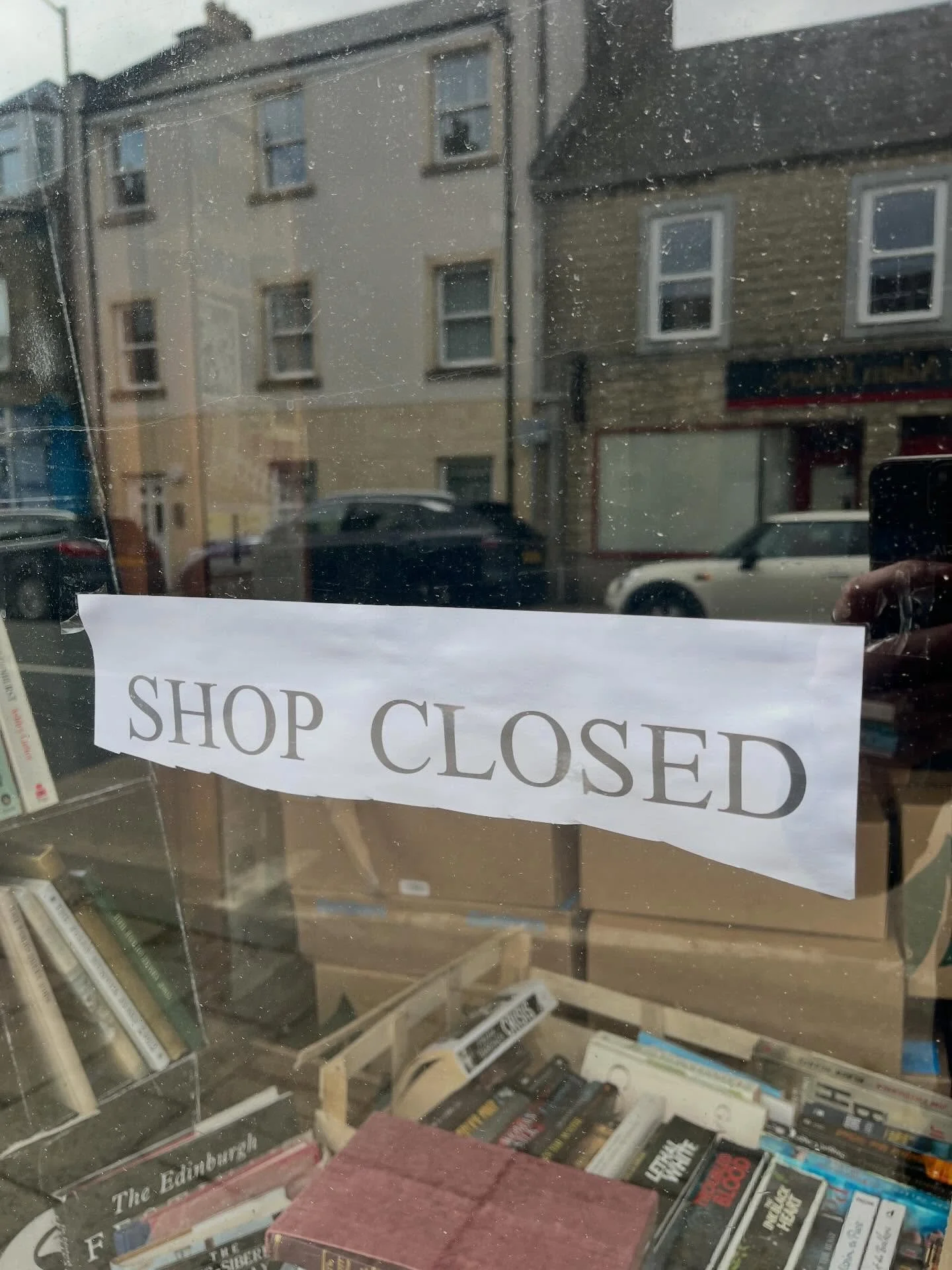 Last Century Books in Innerleithen officially closed just before last Christmas.  Since then they&rsquo;ve opened on occasional Saturdays, trying to shift some of the thousands of books in stock, with some success I suspect as it&rsquo;s often looked