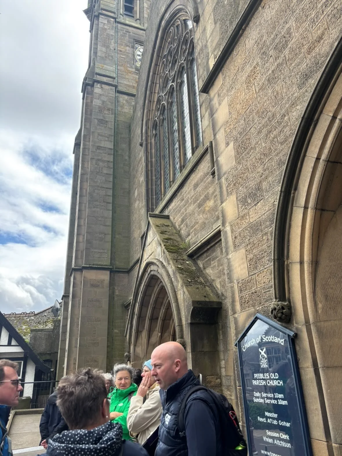 Another great day guiding a 900 years in 90 minutes walk today in Peebles.  Thanks to everyone who came along, another sell out and such a fun group, we laughed a lot 🙌

Next one is Sunday 21 June, still plenty tickets left for this one so it&rsquo;