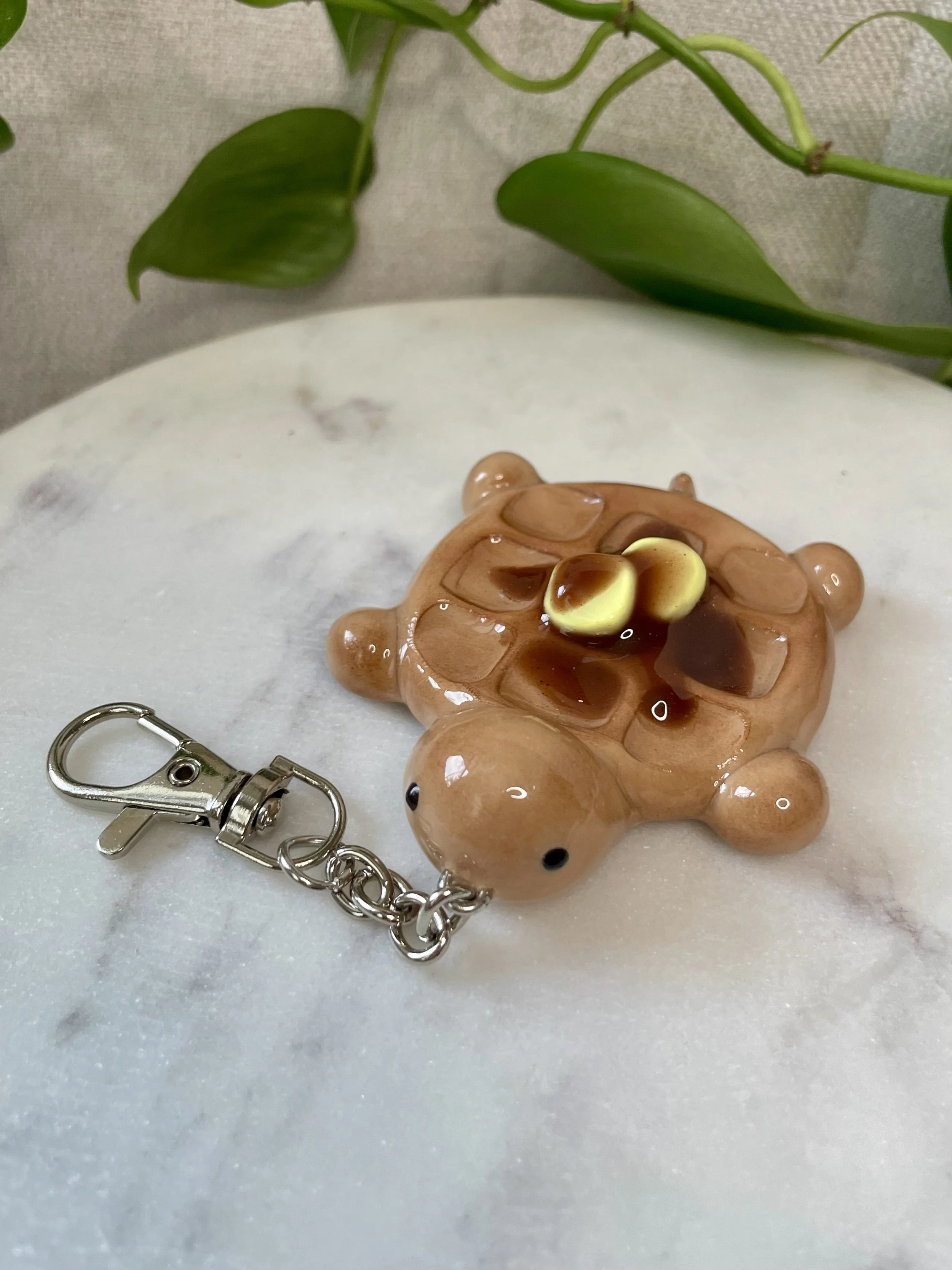Waffle Turtle - Bag Charm
