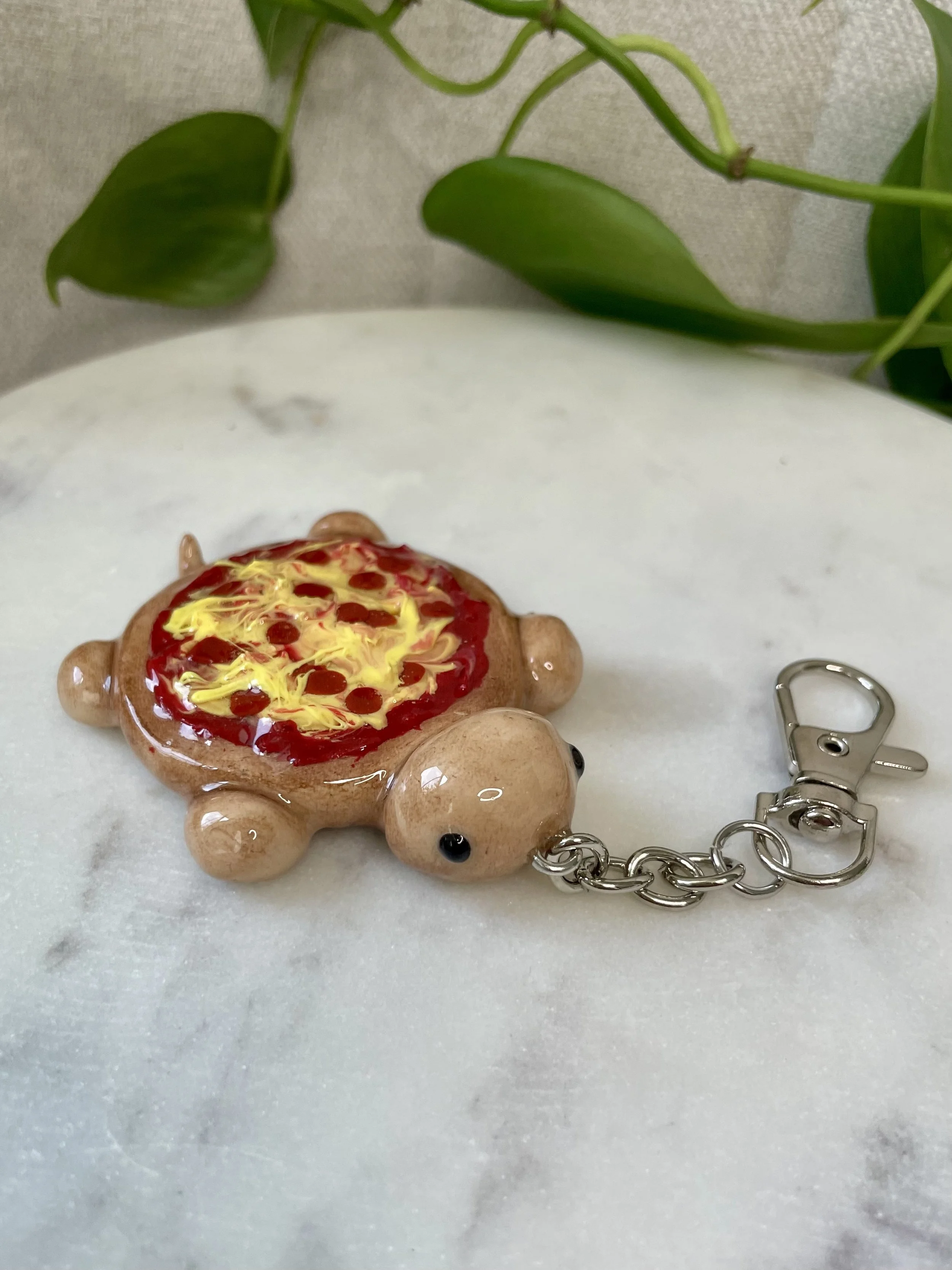 Pizza Turtle - Bag Charm