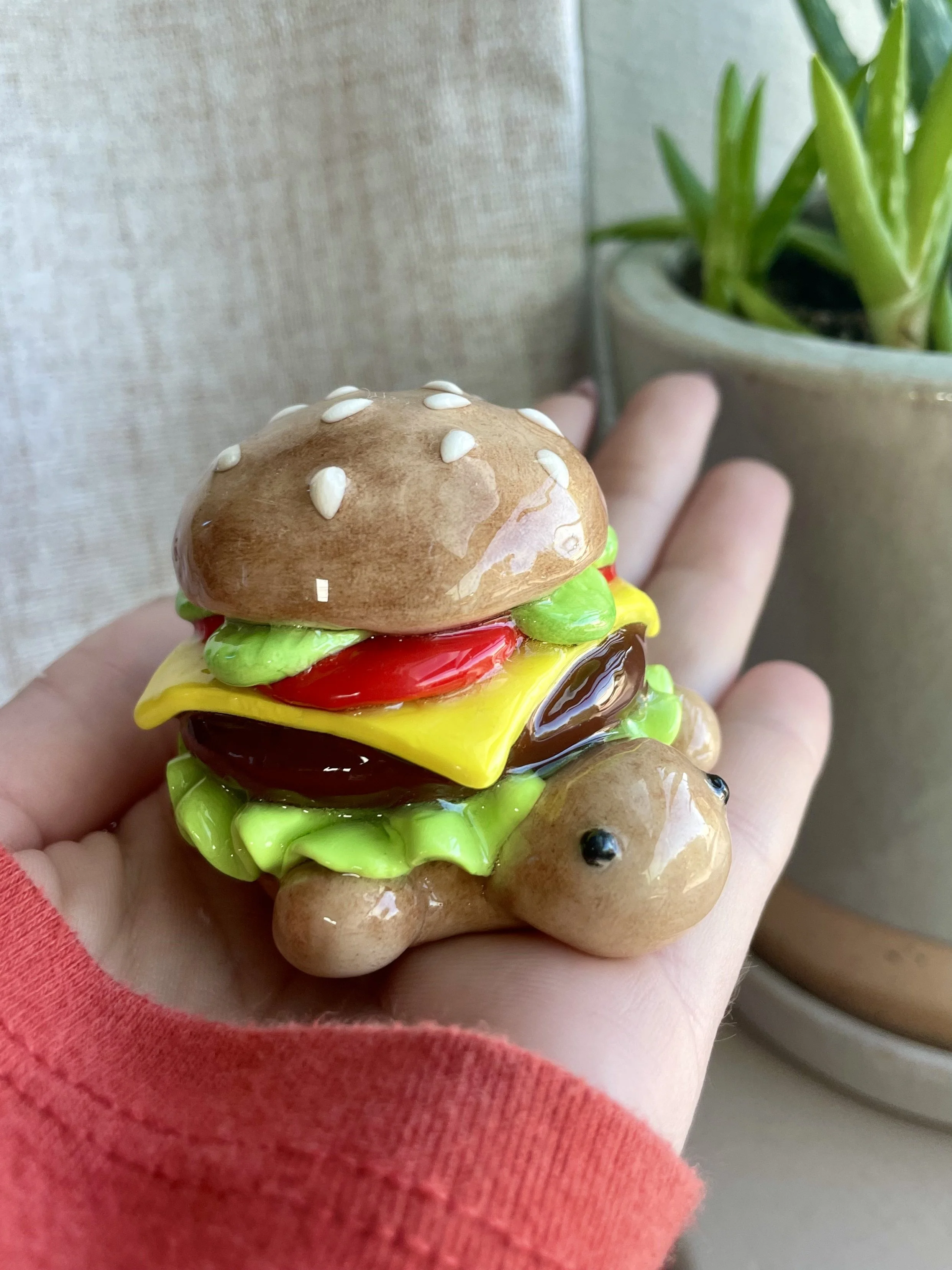 Cheeseburger Turtle - Trinket