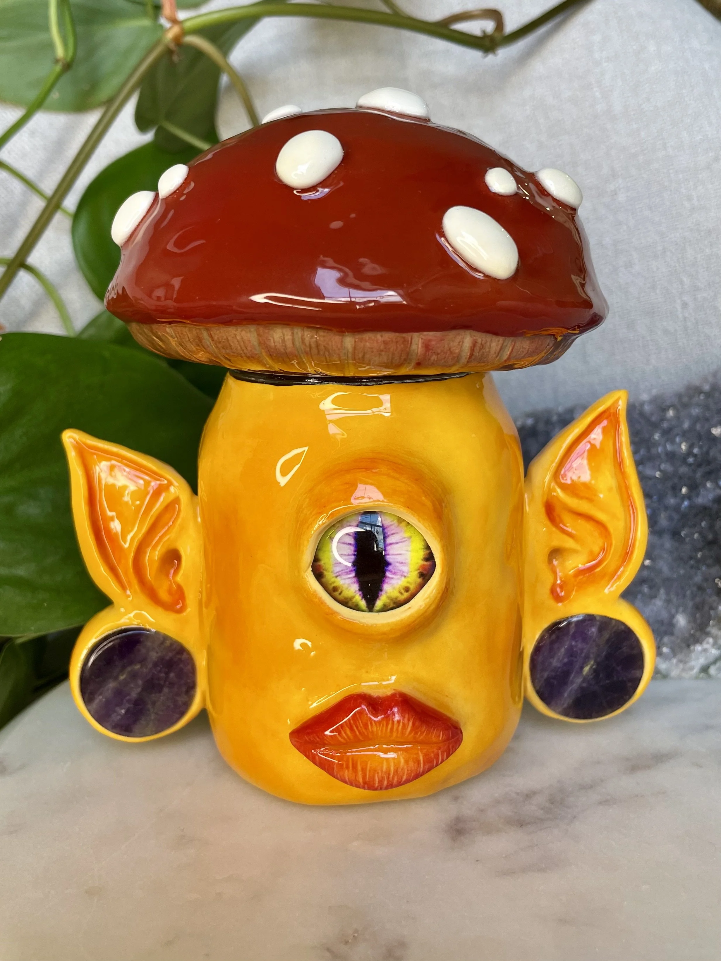 Mushroom Monster Jar - One of One