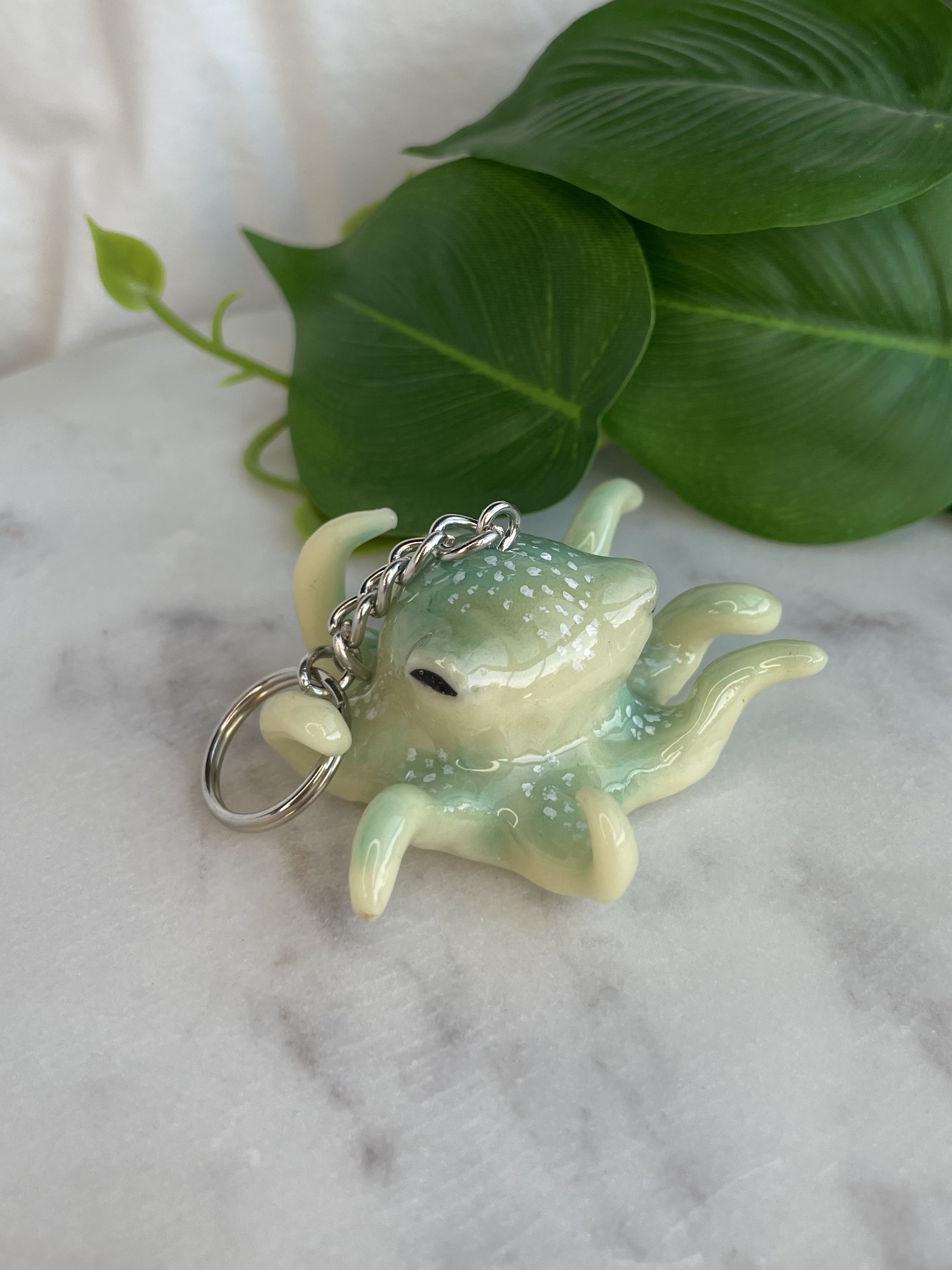 Glow in the Dark Octopus - Keychain