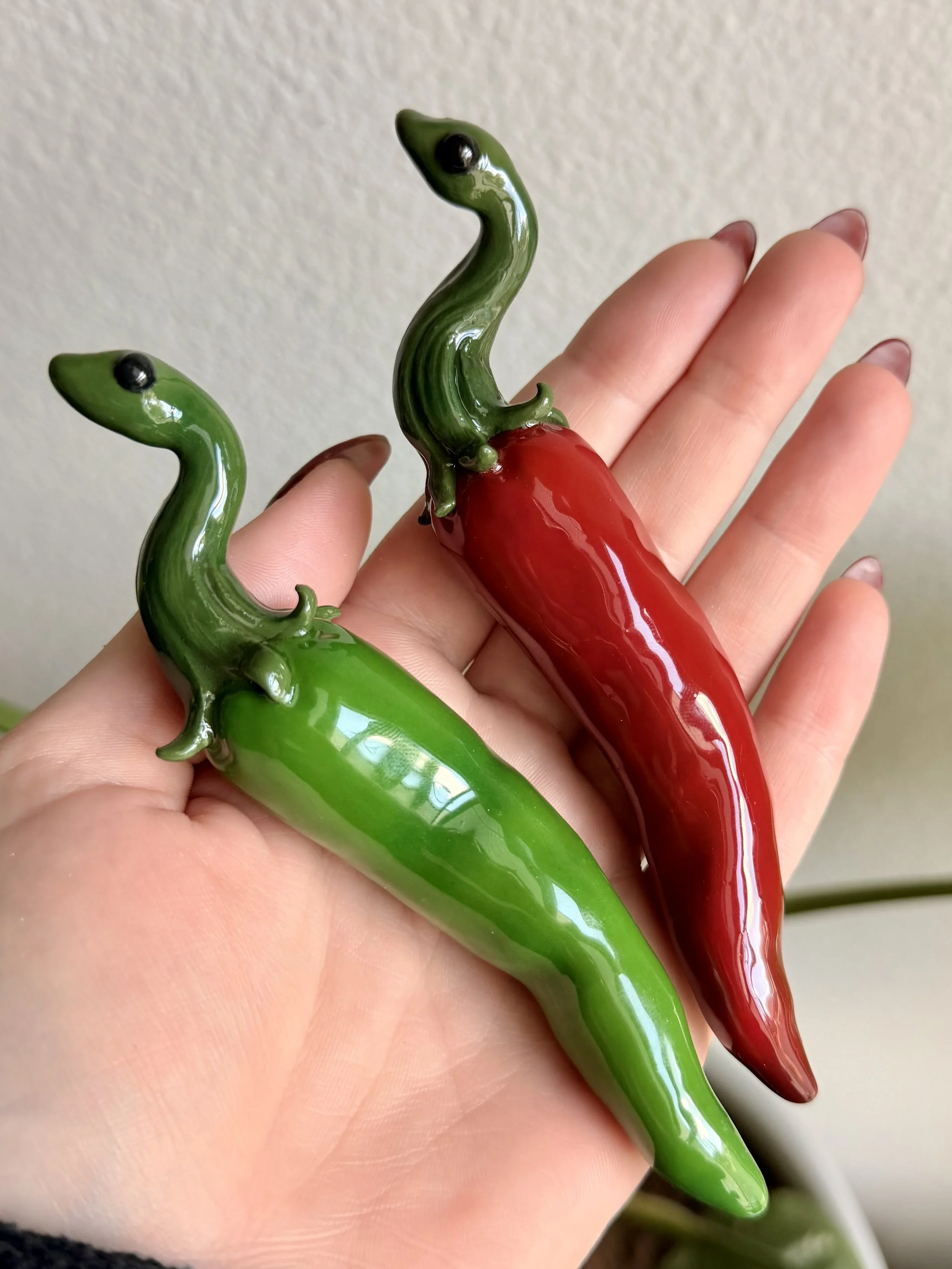 Jalapeño Snake - Sculpture