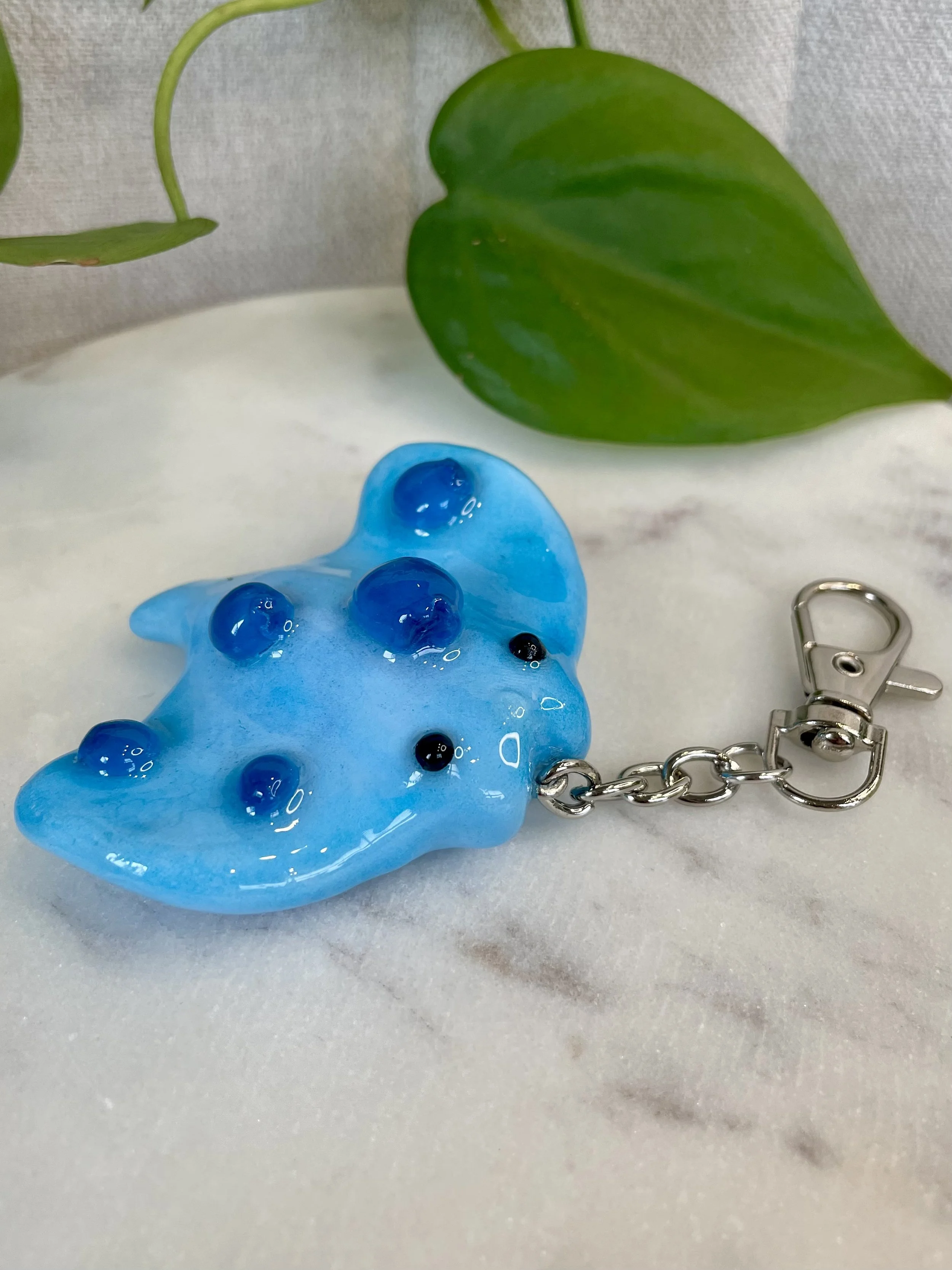Blueberry Stingray - Bag Charm