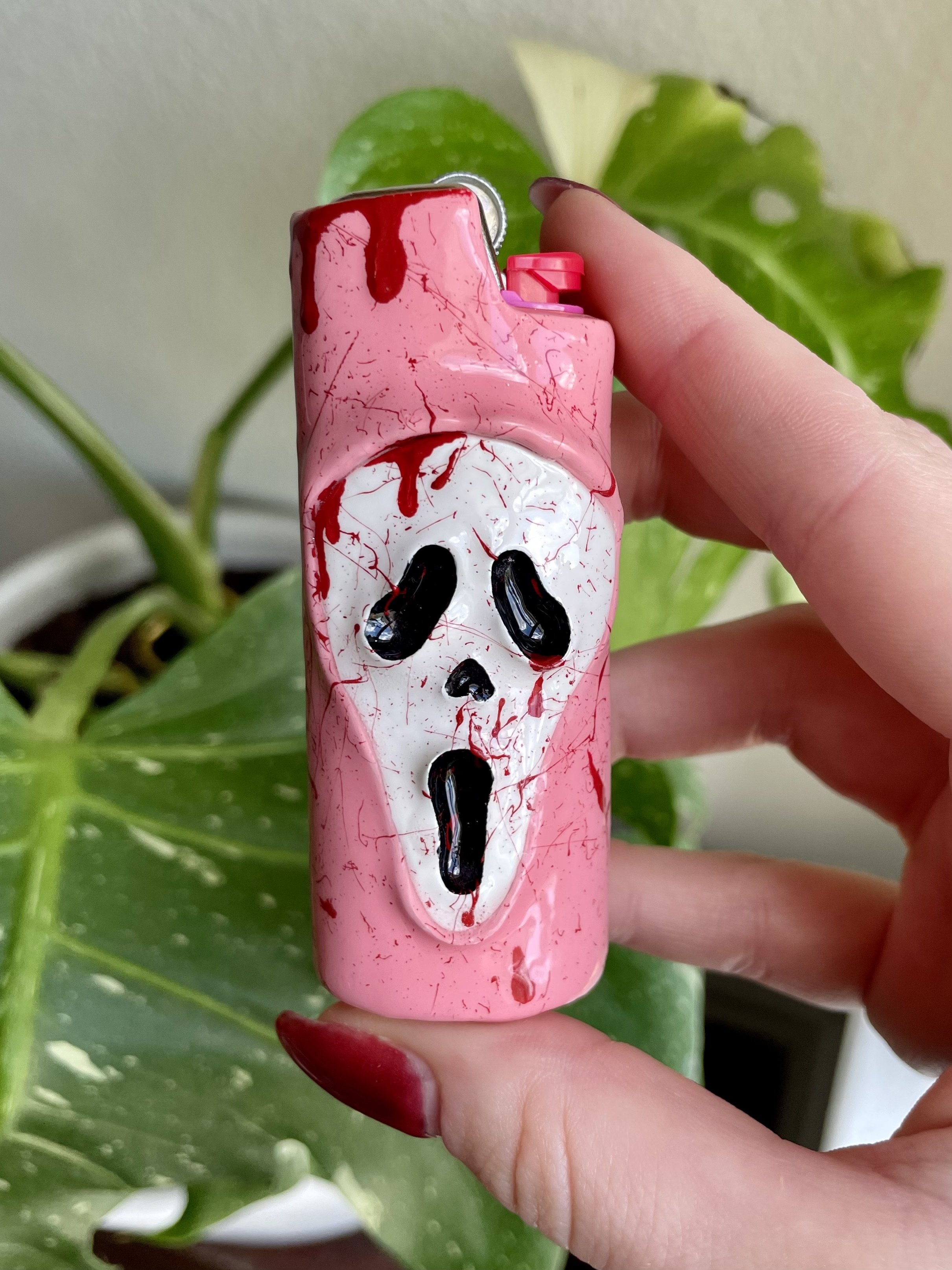 Pink Ghostface Lighter Case - One of One