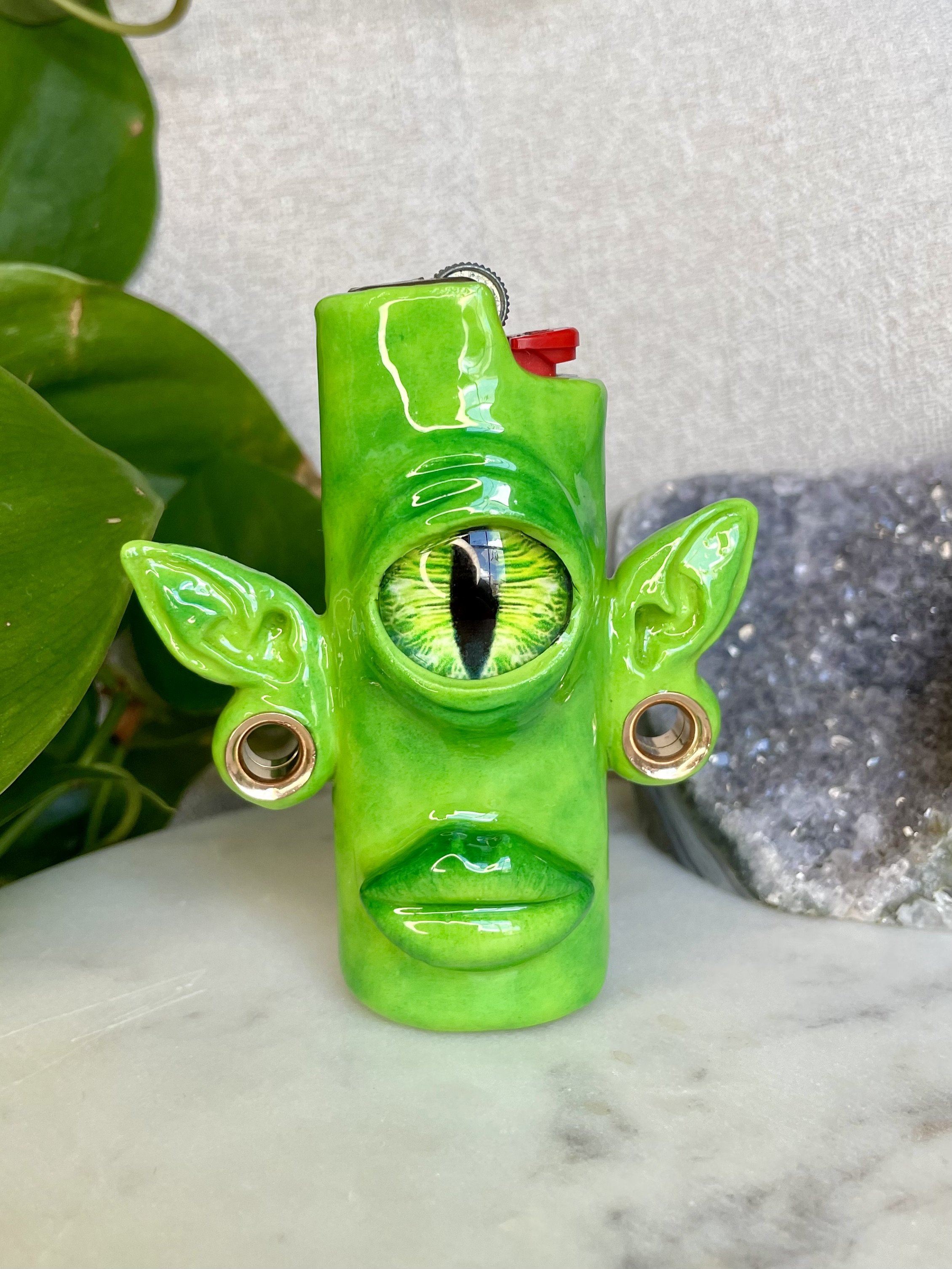 Green Monster Lighter Case - One of One