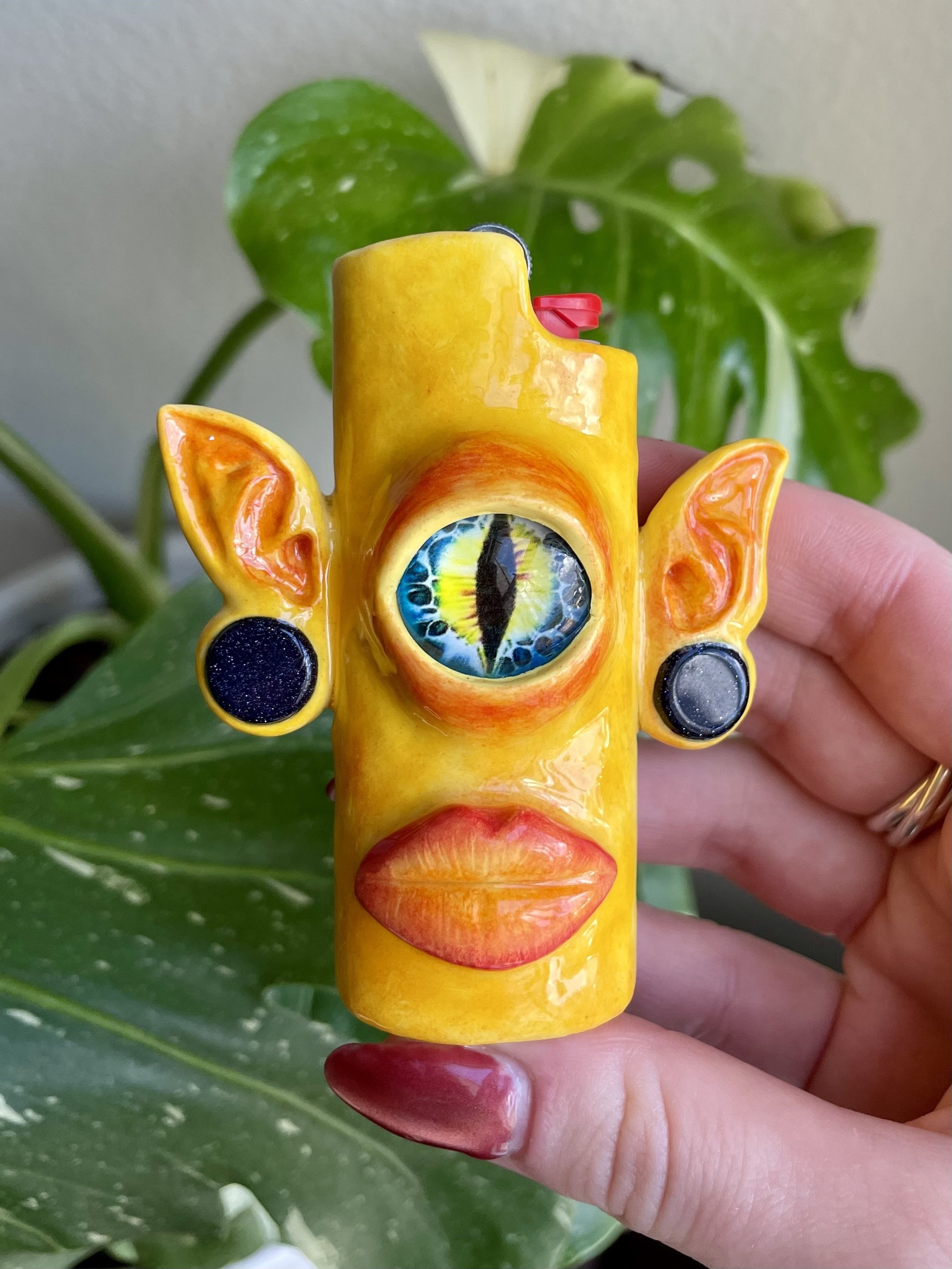 Yellow Monster Lighter Case - One of One