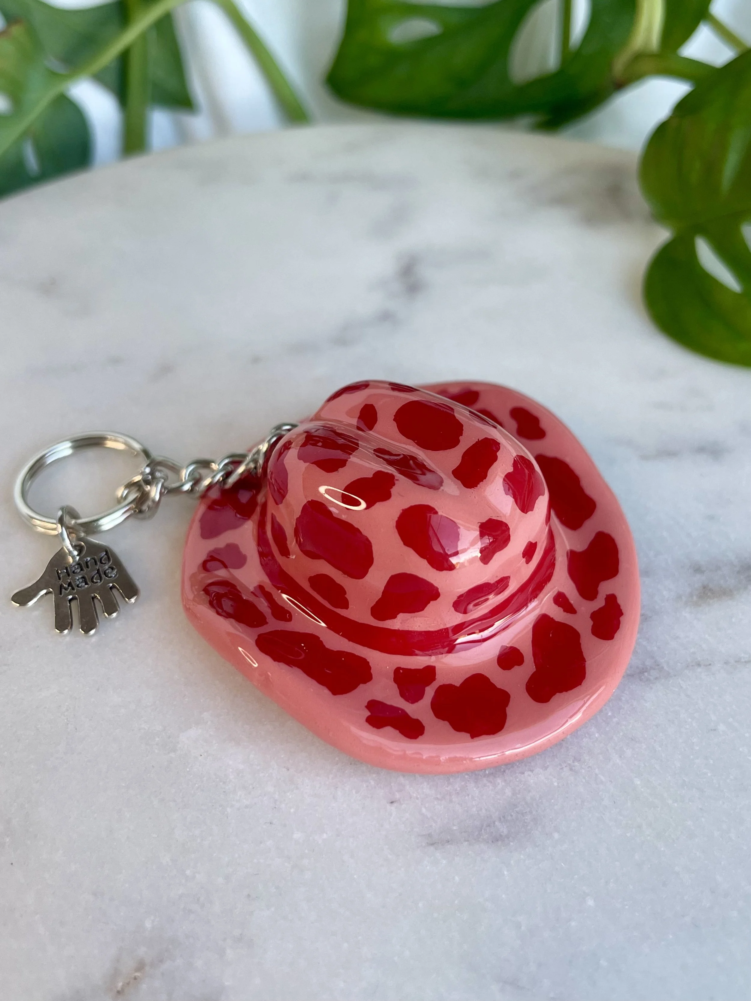 Pink Cowgirl Hat - Keychain