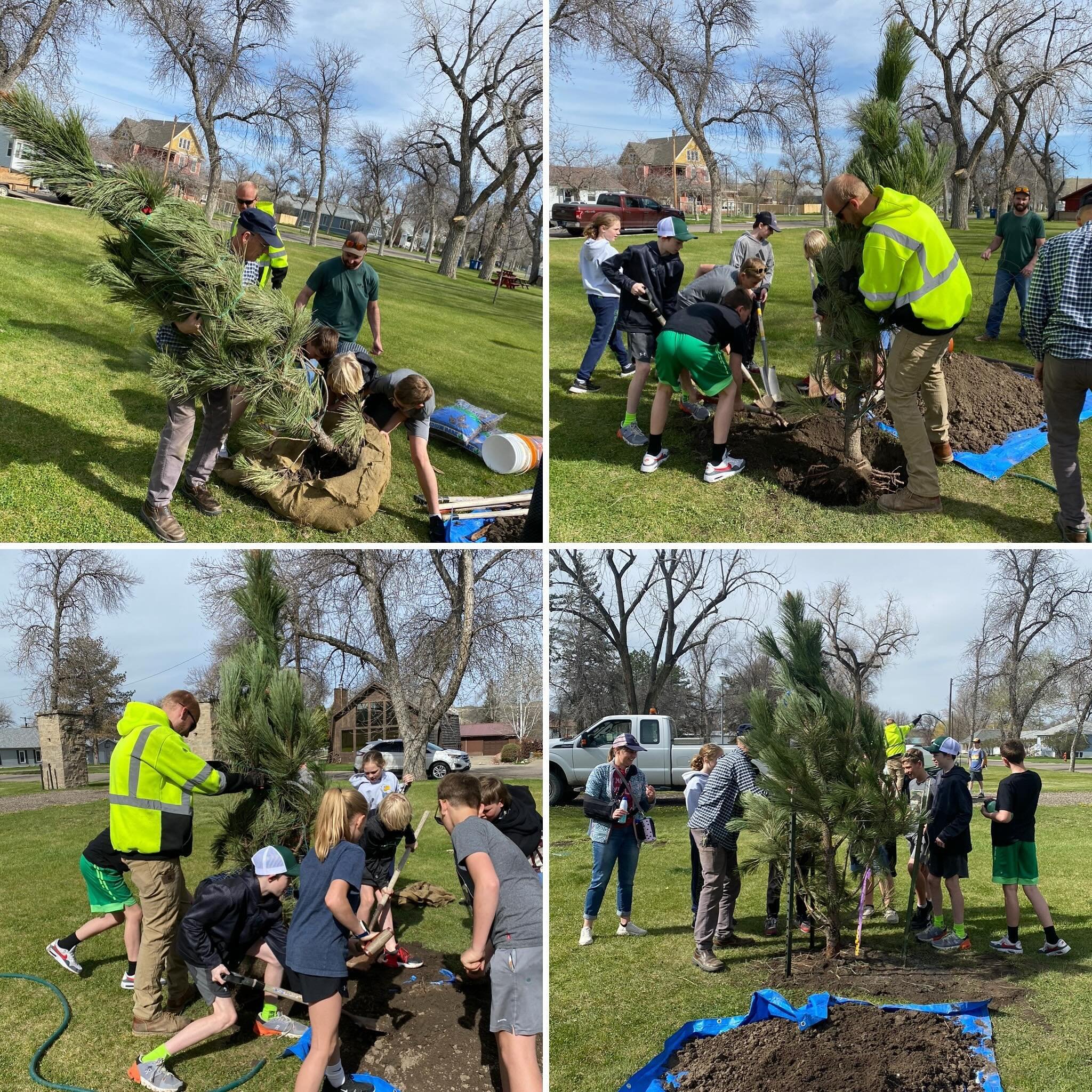 The future starts here
Planting trees for tomorrow 
Arbor Day observed

#nationalpoetrymonth #haikuaday #haiku #fivesevenfive #nature #time #fortbentonlibrary #fortbentonmontana #fortbenton #chouteaucounty #montana