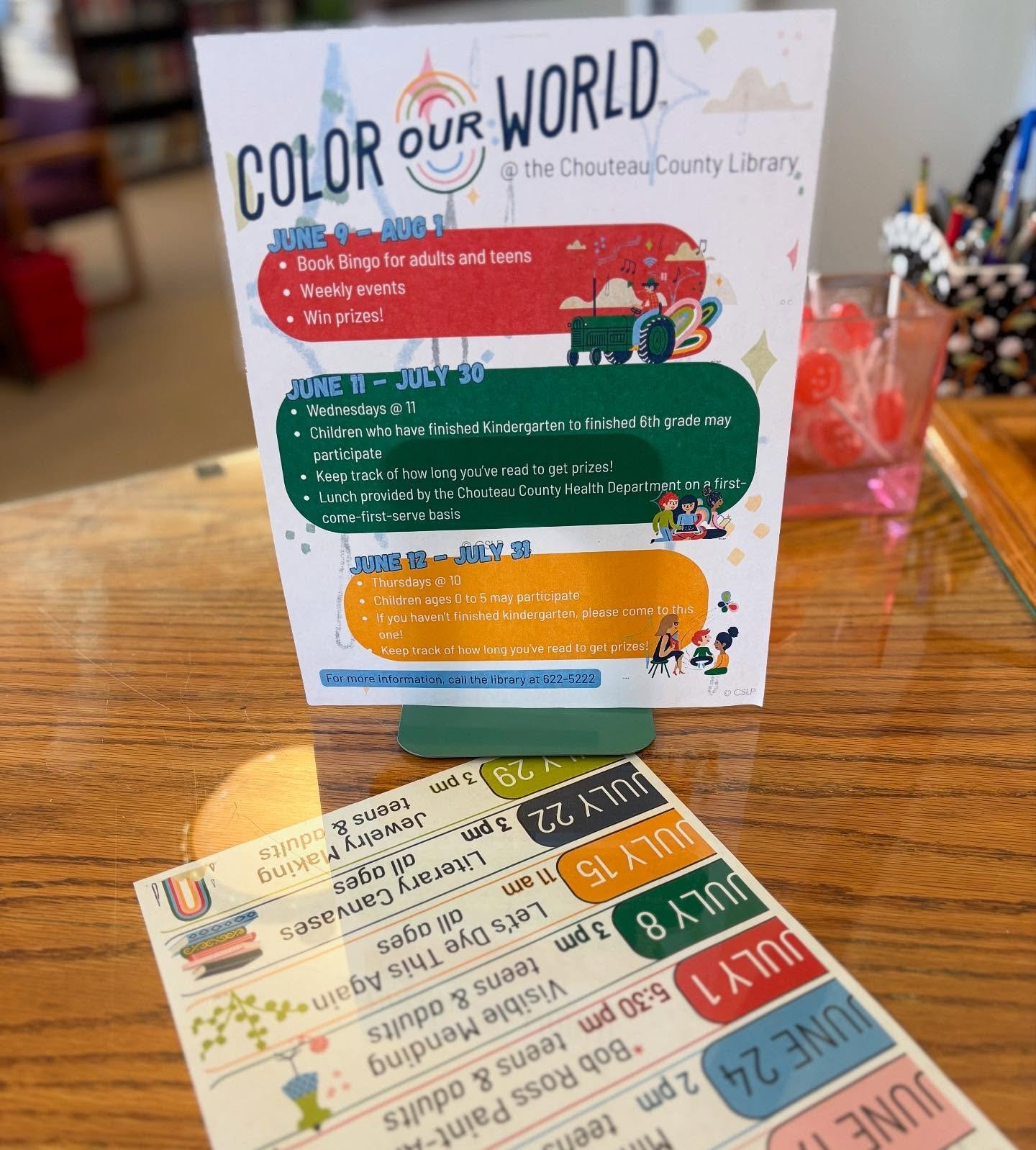 ~Trivia Tuesday~

Summer Reading 2025 has arrived!

&bull; Kids in grades K-6 on Wednesdays @ 11:00
&bull; Kids ages 0-5 on Thursdays @ 10:00
&bull; Teens &amp; adults can pick up reading bingo cards and also #checkout our Tuesday art programs. (Look