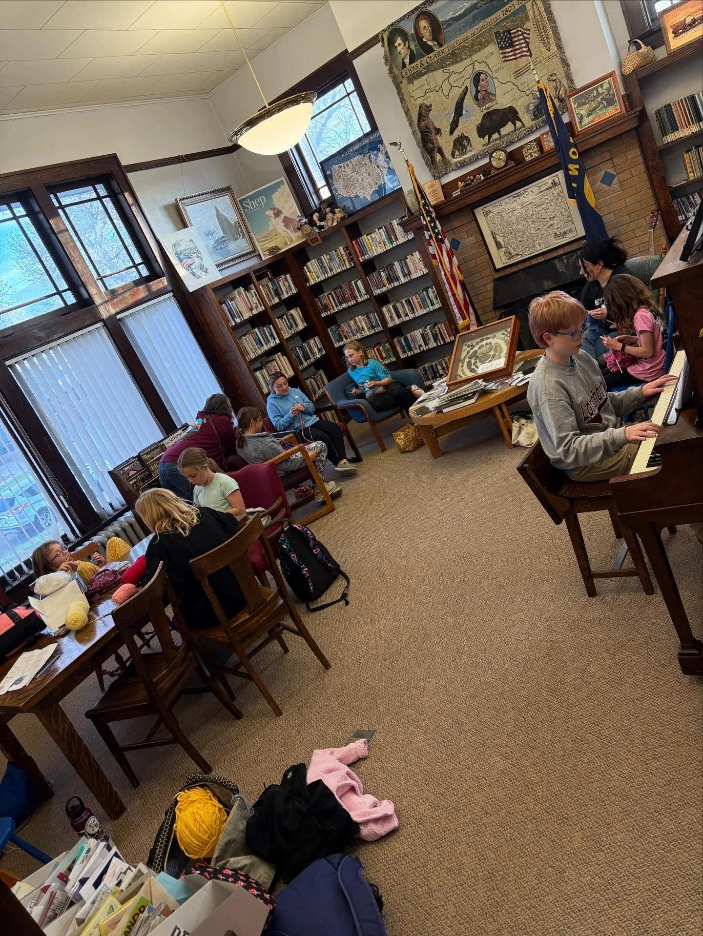 ~Thankful~

Day 12

Thankful for a room full of yarn work and music.

{Time for a Yarn is every Tuesday at 3:45. All ages welcome. All handiwork welcome. Free and supplies and tools are available.}

#thankful #gratitude #thanksgiving #november #croch