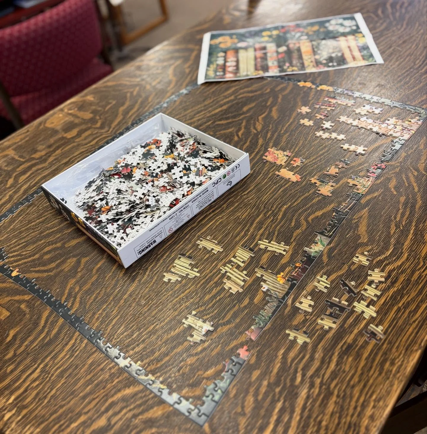 ~Mellow Monday~

The wind got you down? Stop by the #fortbentonlibrary and work on the puzzle.

#mellowmonday #fortbentonmontana #chouteaucounty #montana