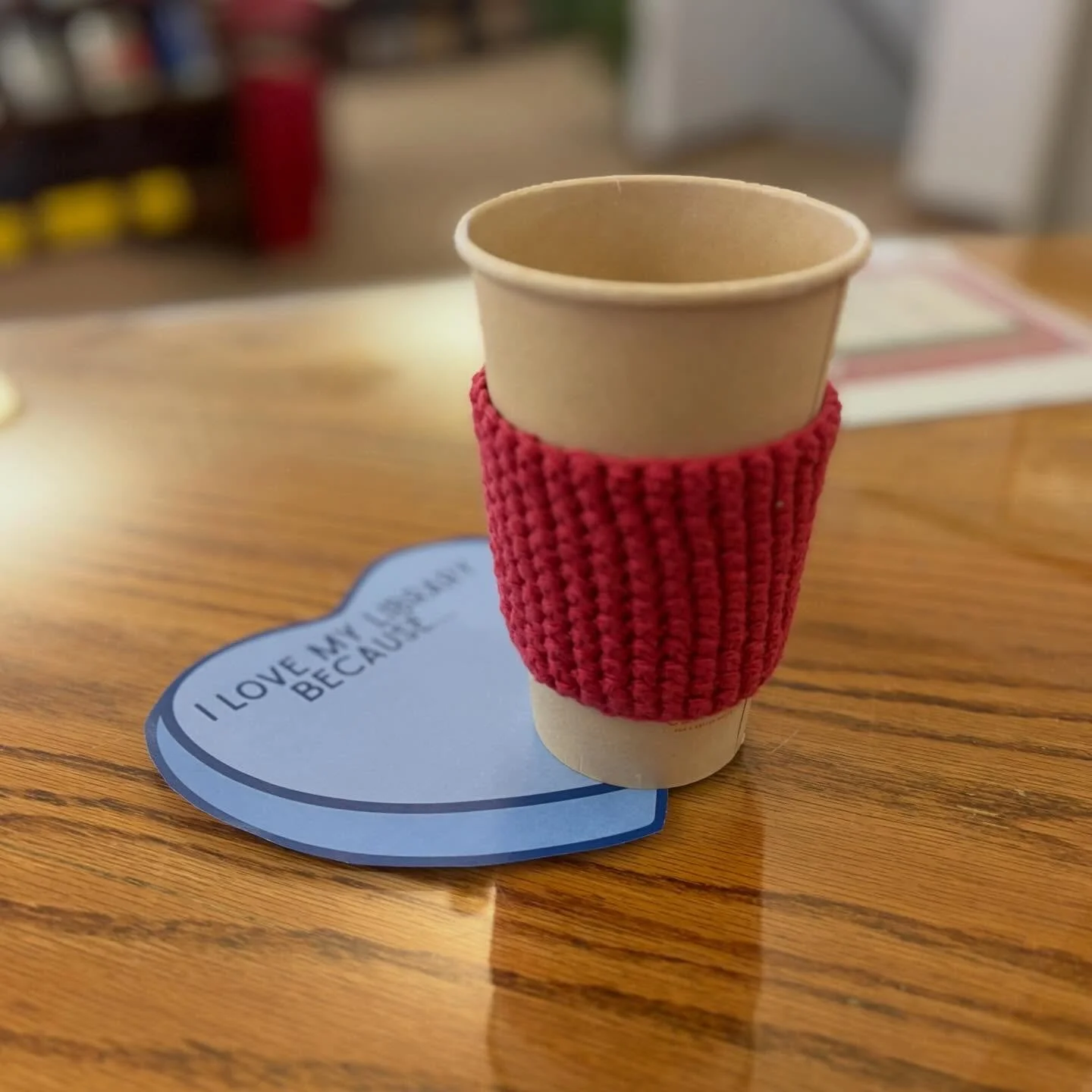 ~Wonder Wednesday~

Do you wonder what happens at yarn club on Tuesdays at the #fortbentonlibrary? Well, this week a cup cozy was crocheted. No magic ring necessary! 

#checkout #yarnclub on Tuesdays at 3:45 p.m. All ages welcome and no experience ne