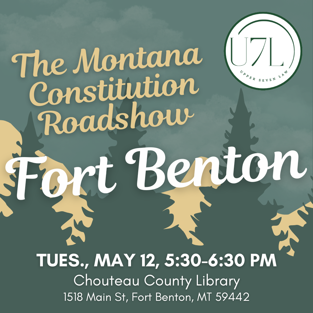Montana Constitution Road Show