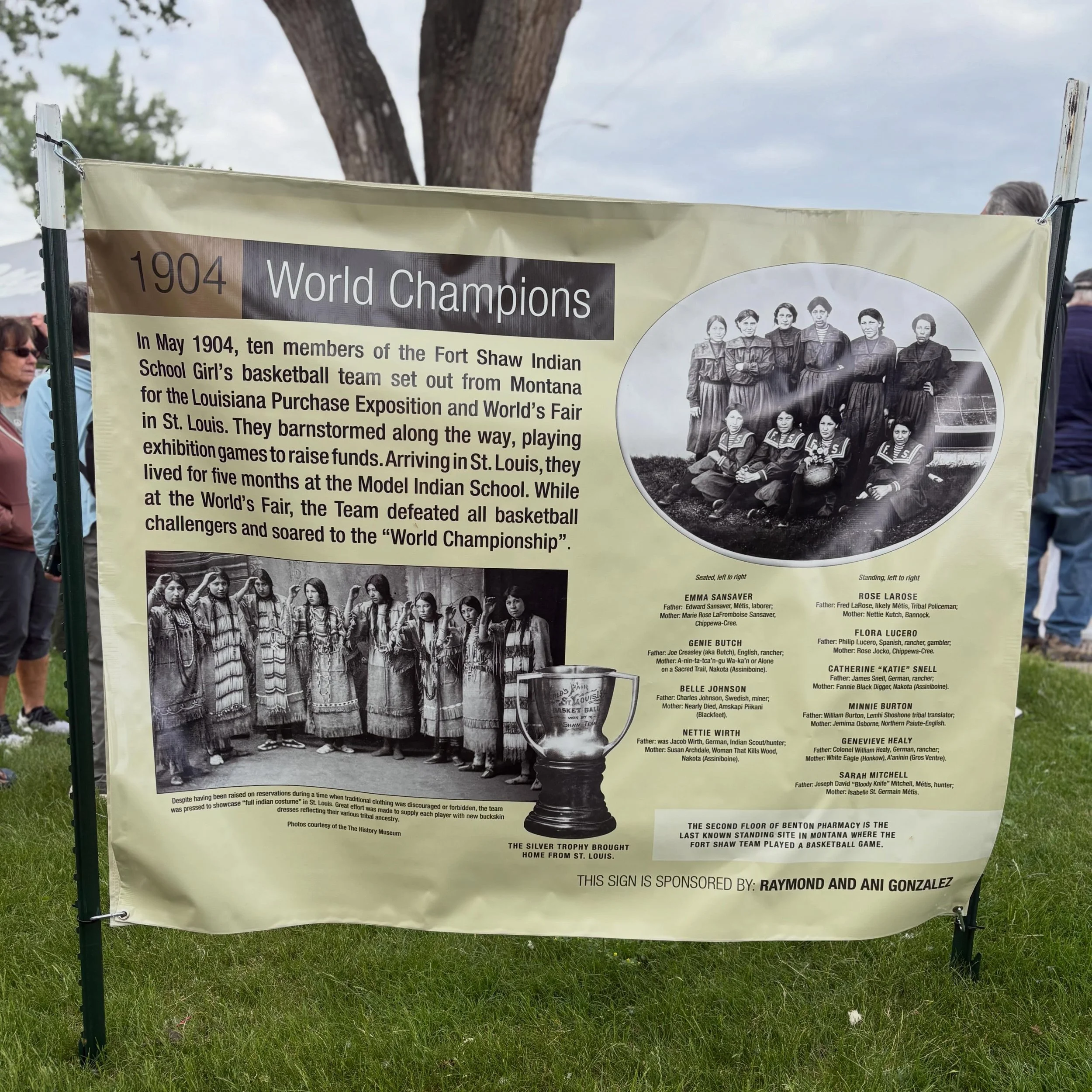 ~Trivia Tuesday~

&bull;In 1904, the Fort Shaw Indian School women&rsquo;s basketball team were declared world champions after soundly defeating all opponents.
&bull;The girls also performed Longfellow&rsquo;s &ldquo;Hiawatha,&rdquo; in full buckskin