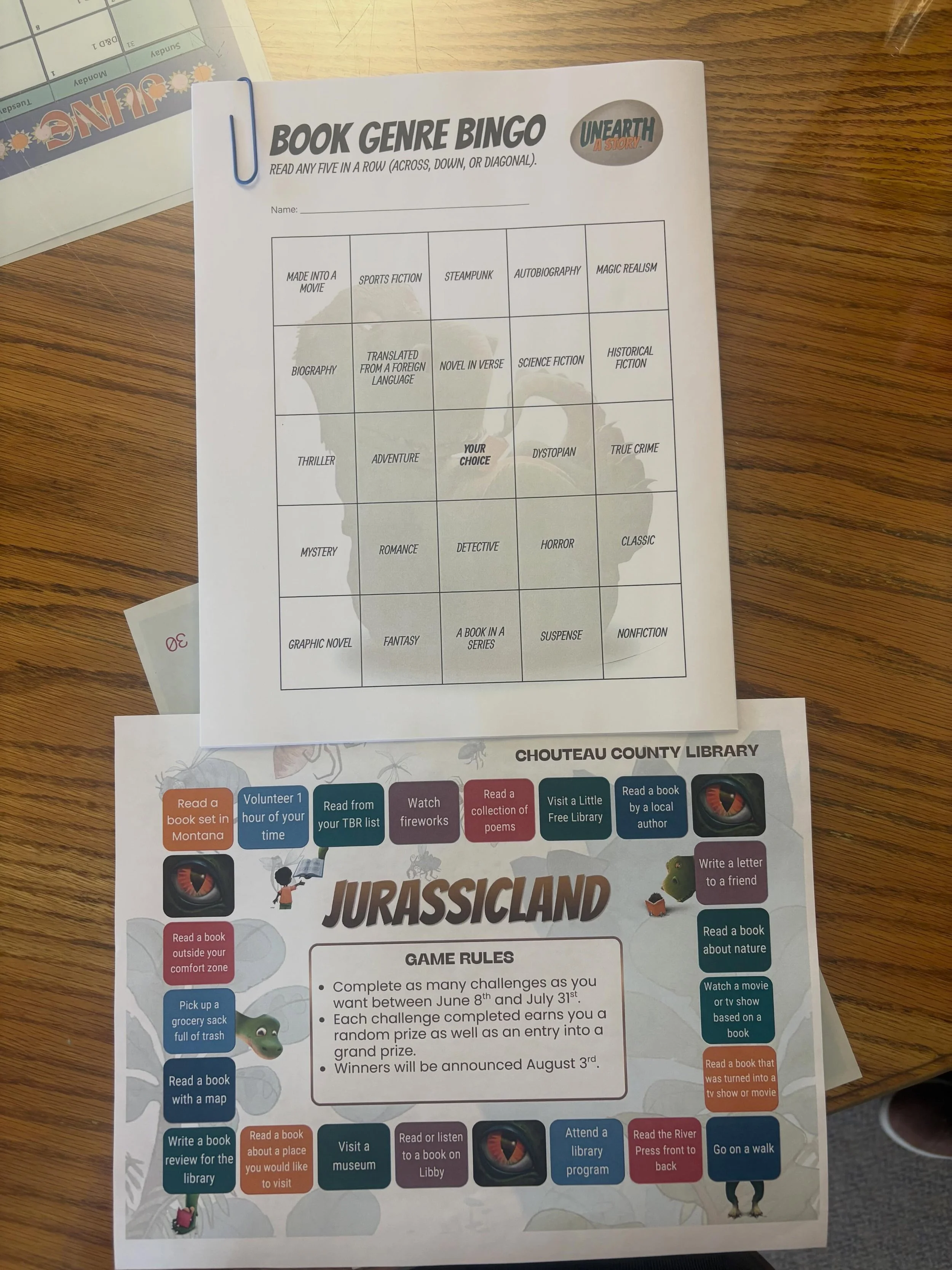 ~Wonder Wednesday~

Do you wonder how the summer reading program has pivoted? #checkout the game boards for all ages. Follow the directions on each square for a ticket to enter the drawing for a prize!

0-5 Storytime will be Thursday mornings at 11 a