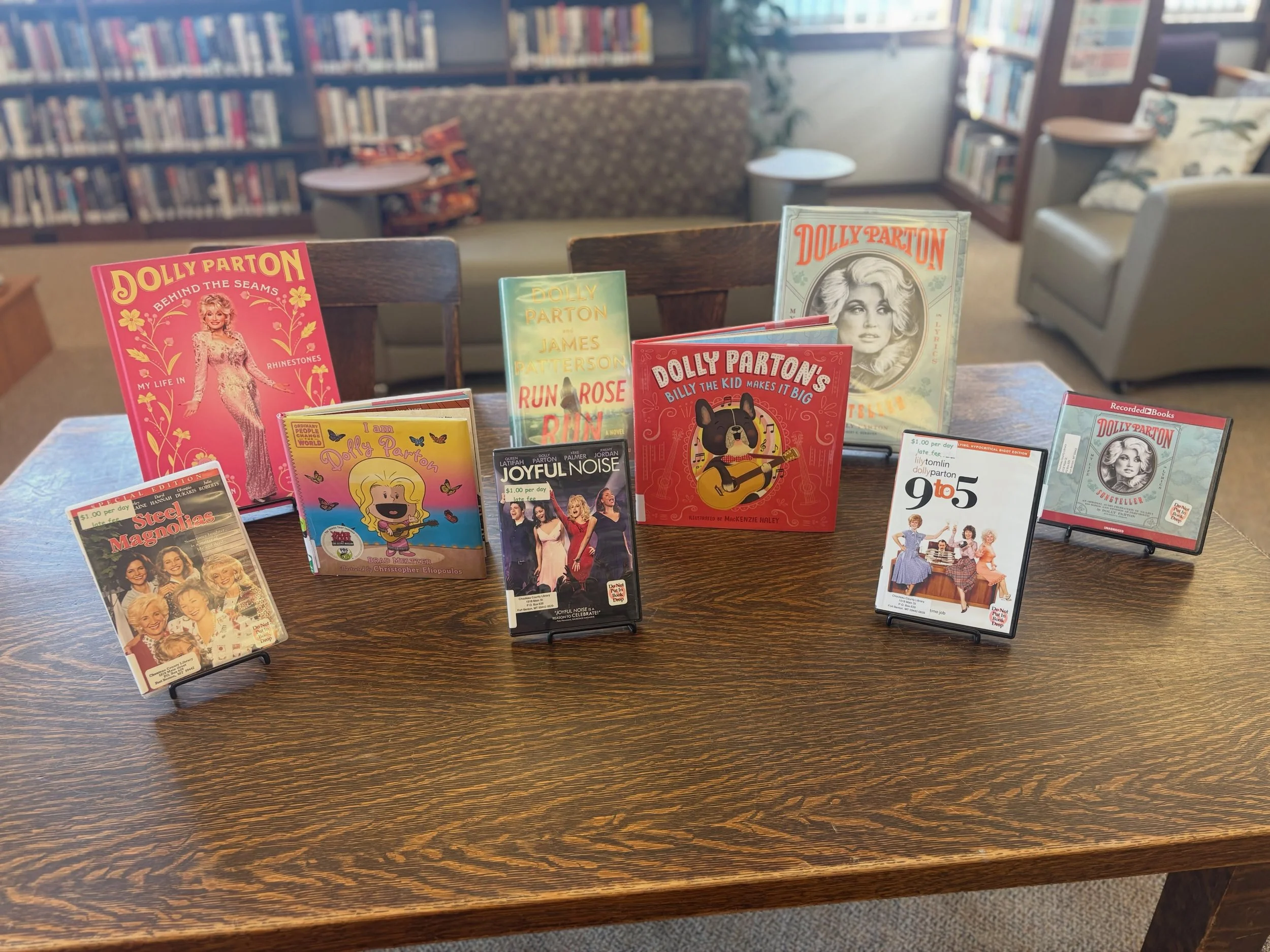 ~Wonder Wednesday~

Do you wonder if the #fortbentonlibrary has any Dolly Parton materials? We do! 

#checkout a book or a DVD to honor Dolly.

#wonderwednesday #dollyparton #fortbentonmontana
