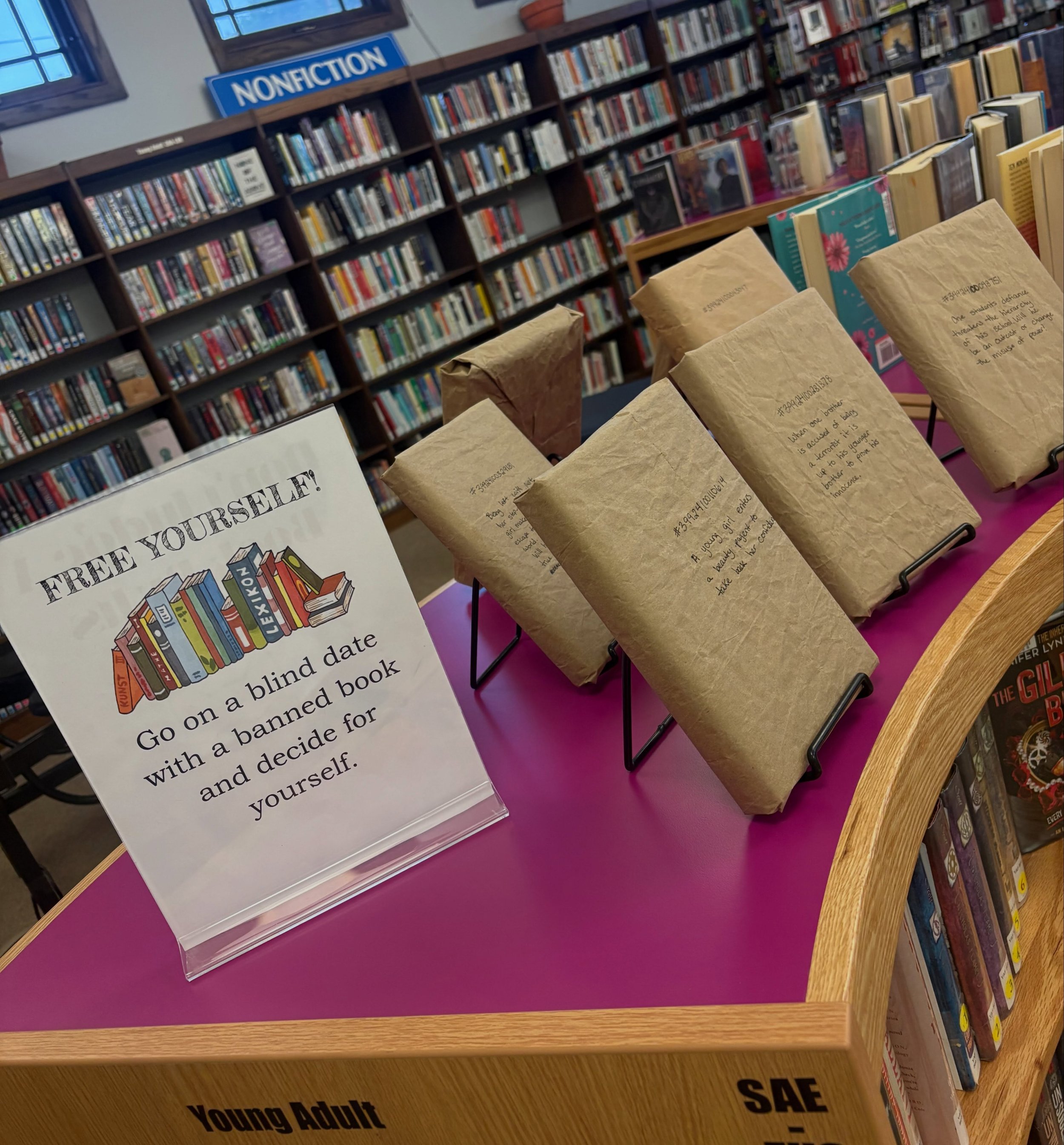 ~Today Is~

Today is a good day to go on a blind date with a book!

{Or any day in October.}

#todayis #blinddatewithabook #fortbentonlibrary #fortbentonmontana #montana