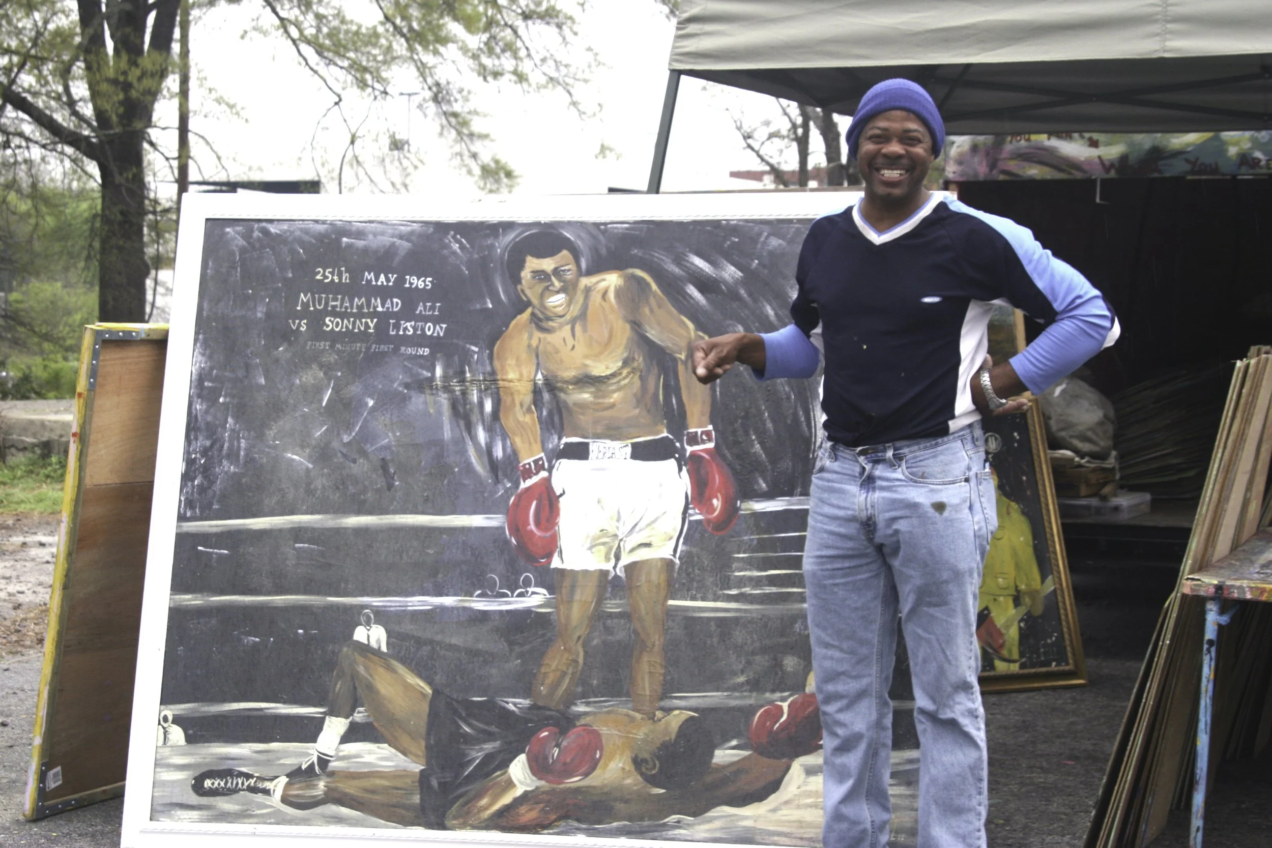 Ernest Lee "Funky Chickenman"
Paintings
Columbus, SC 2005