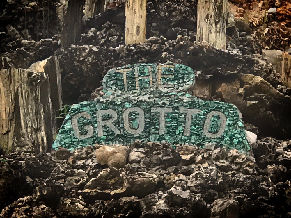 Grotto of the Redemption - Typography