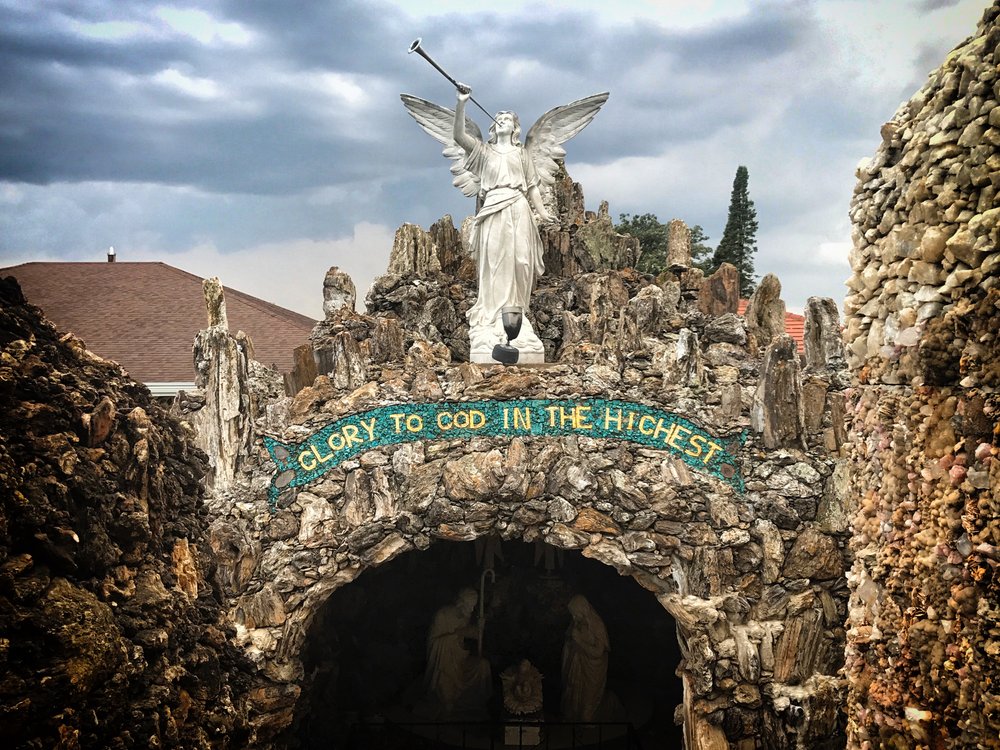 Grotto of the Redemption - Trumpeting Angel