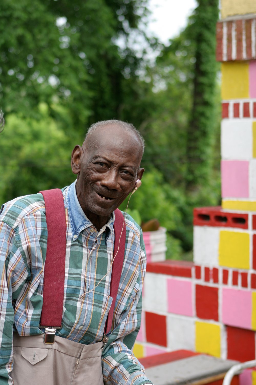 Rev Dennis at Margarets Grocery