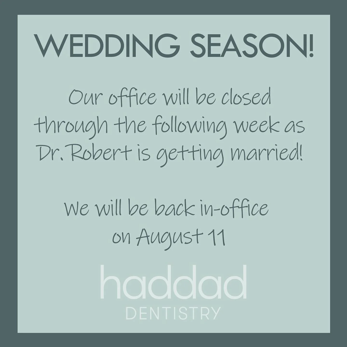 Thank you all for the well wishes! We will help manage any concerns through our phone and text lines this week, and be back in office this next Monday 🙌
