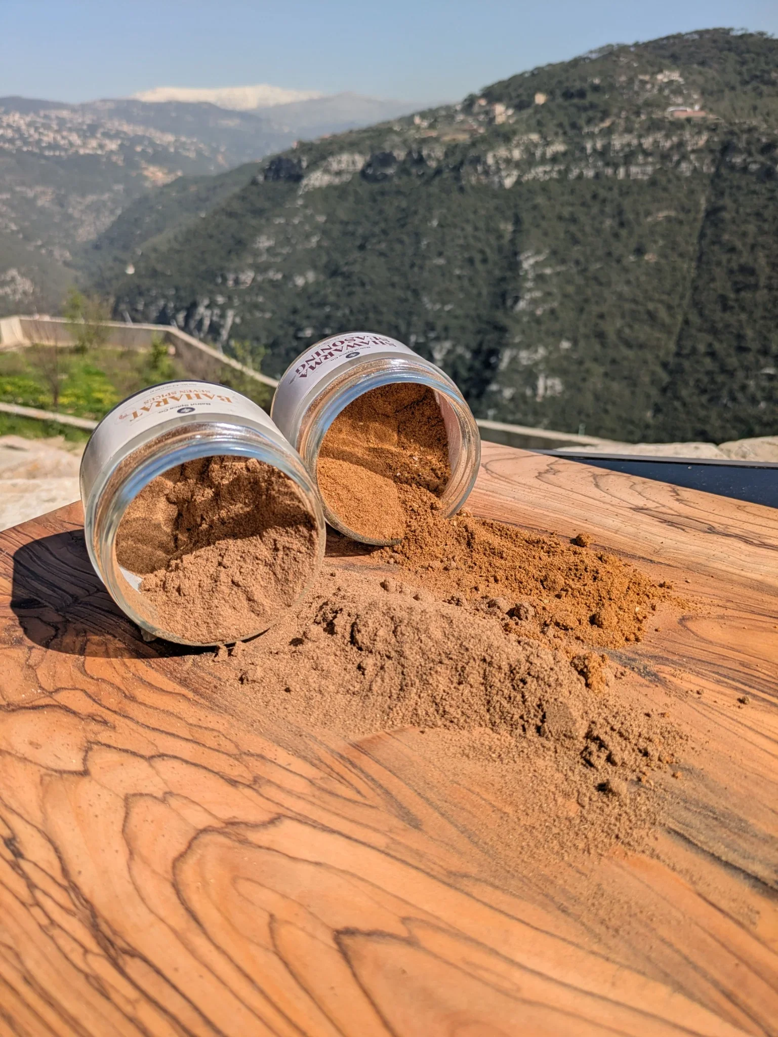 Traditional Baharat Seven Spices in the Lebanese mountains