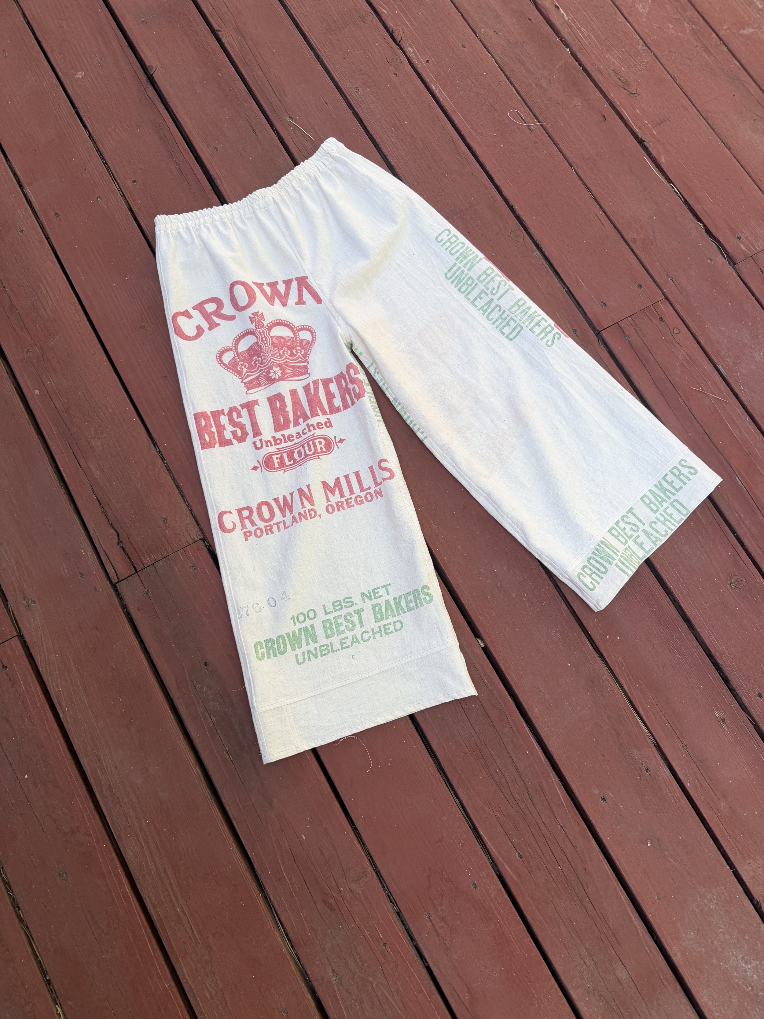 Crown - Flour Sack Pants | 1940s | fits S-M