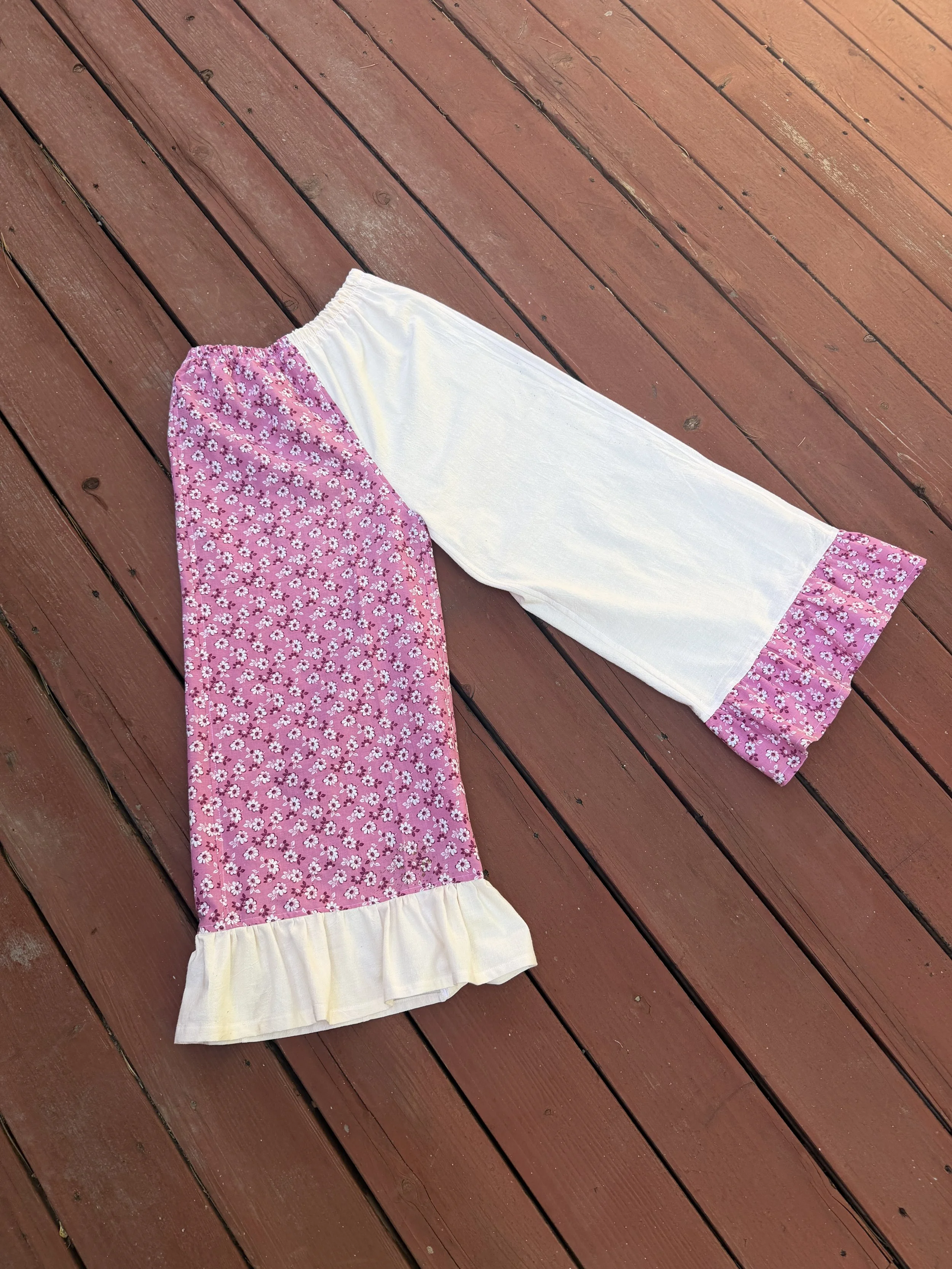 Lazy Daisy - Feed Sack Party Pants | 1930s | fits XS-S
