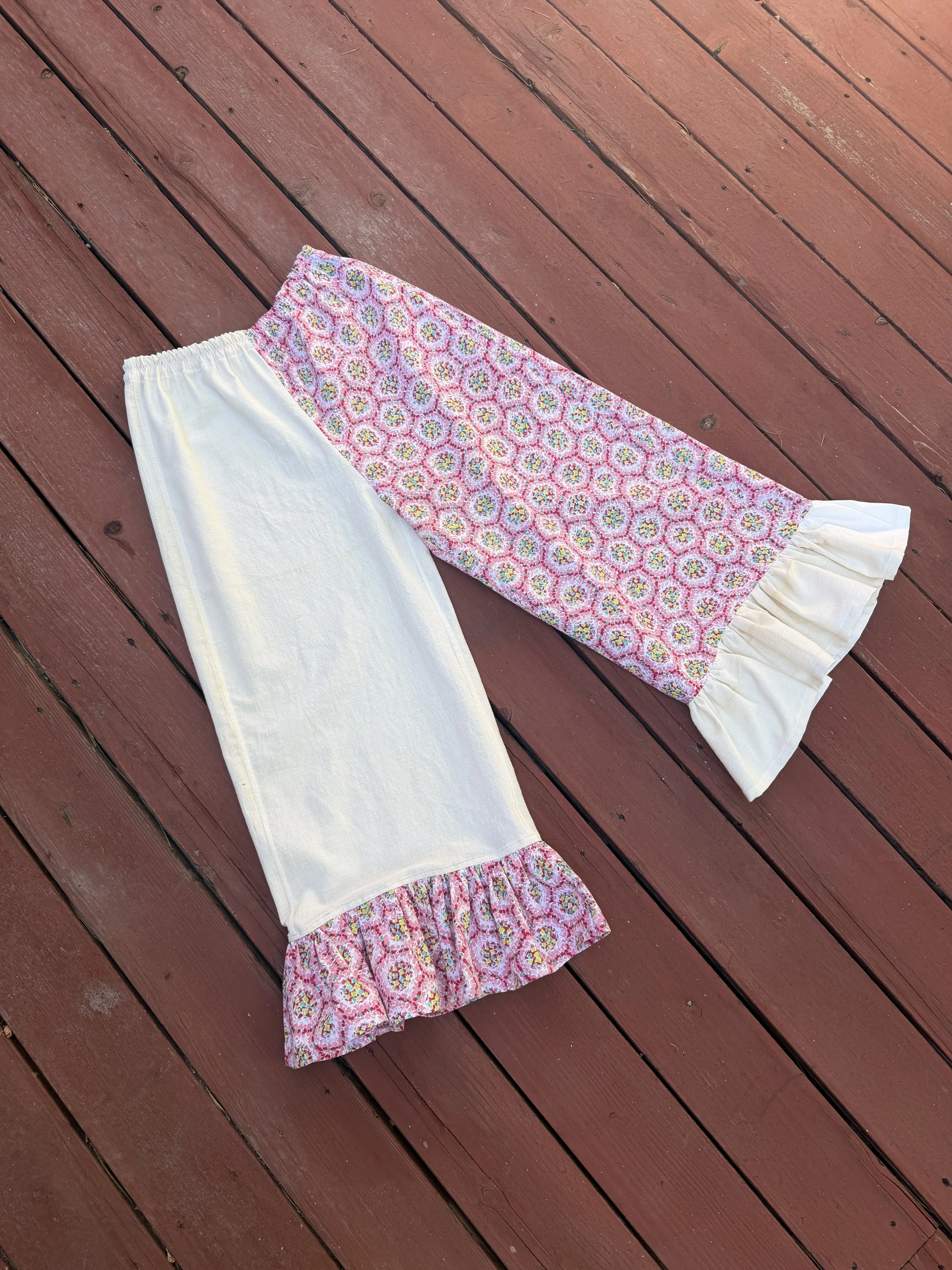 Pink Candy - Feed Sack Party Pants | 1930s | fits M-L