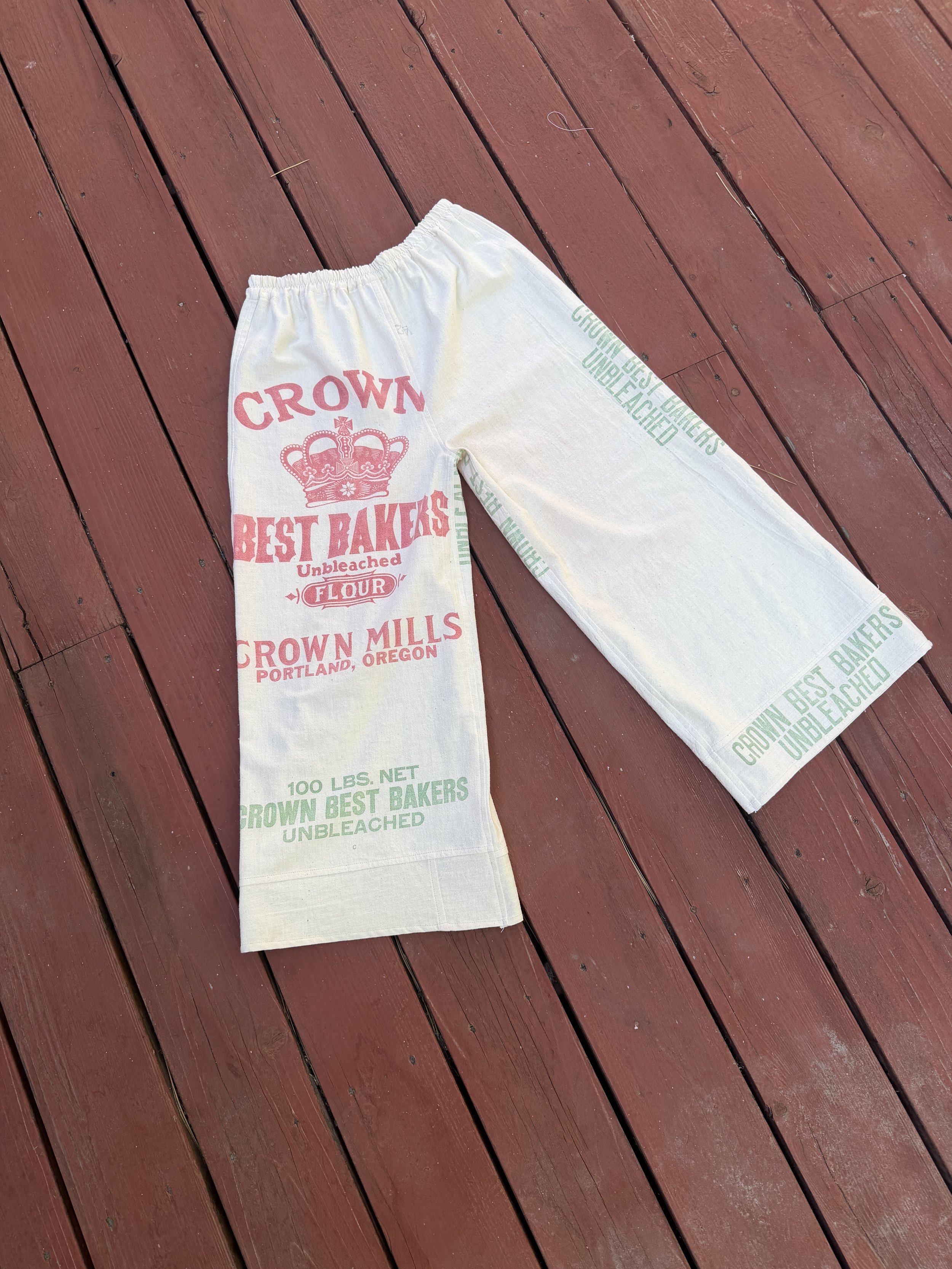 Crown - Flour Sack Pants | 1940s | fits XS-S