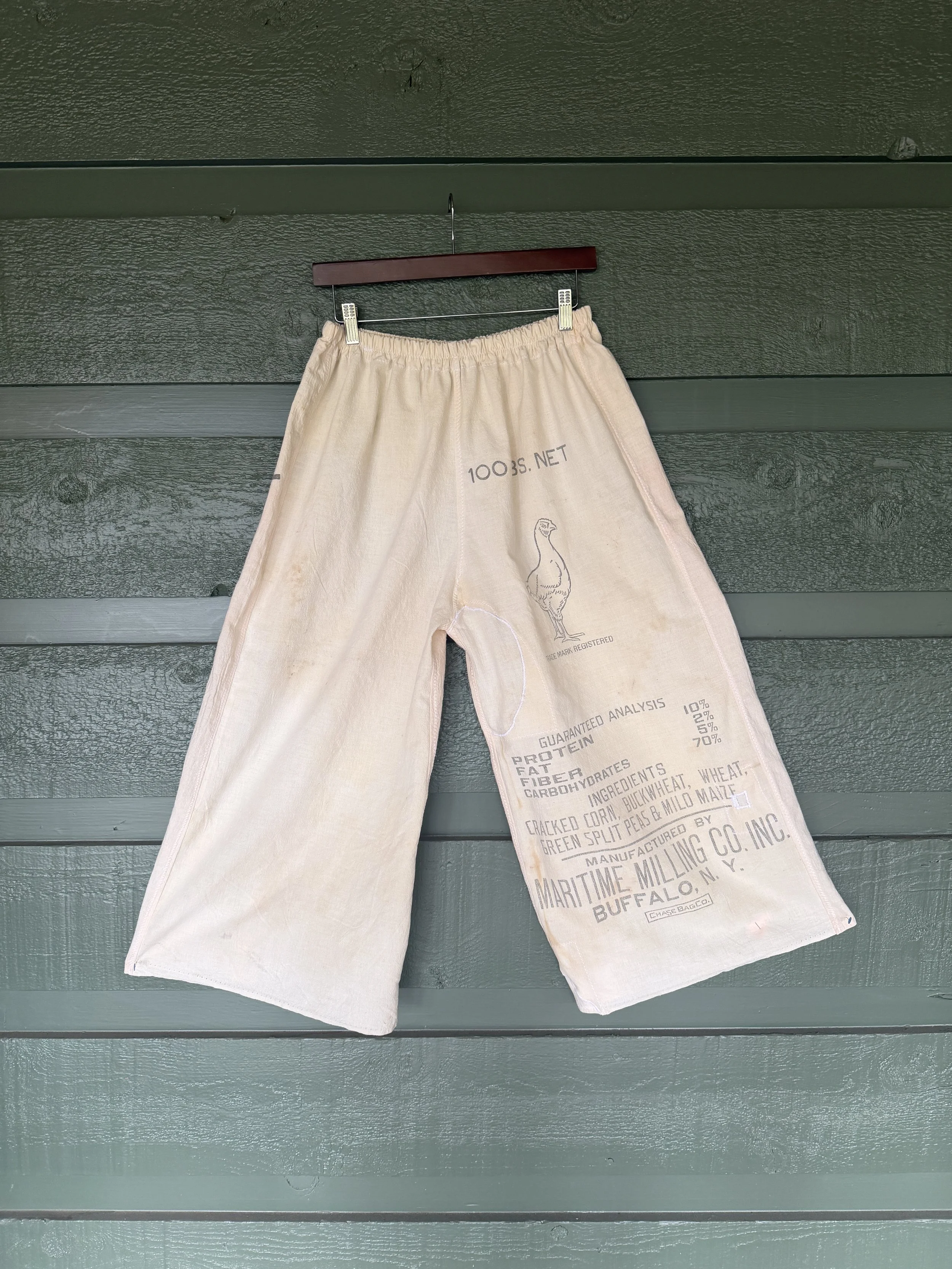 Complete Chick - Feed Sack Pants | 1933–1935 | fits S-M