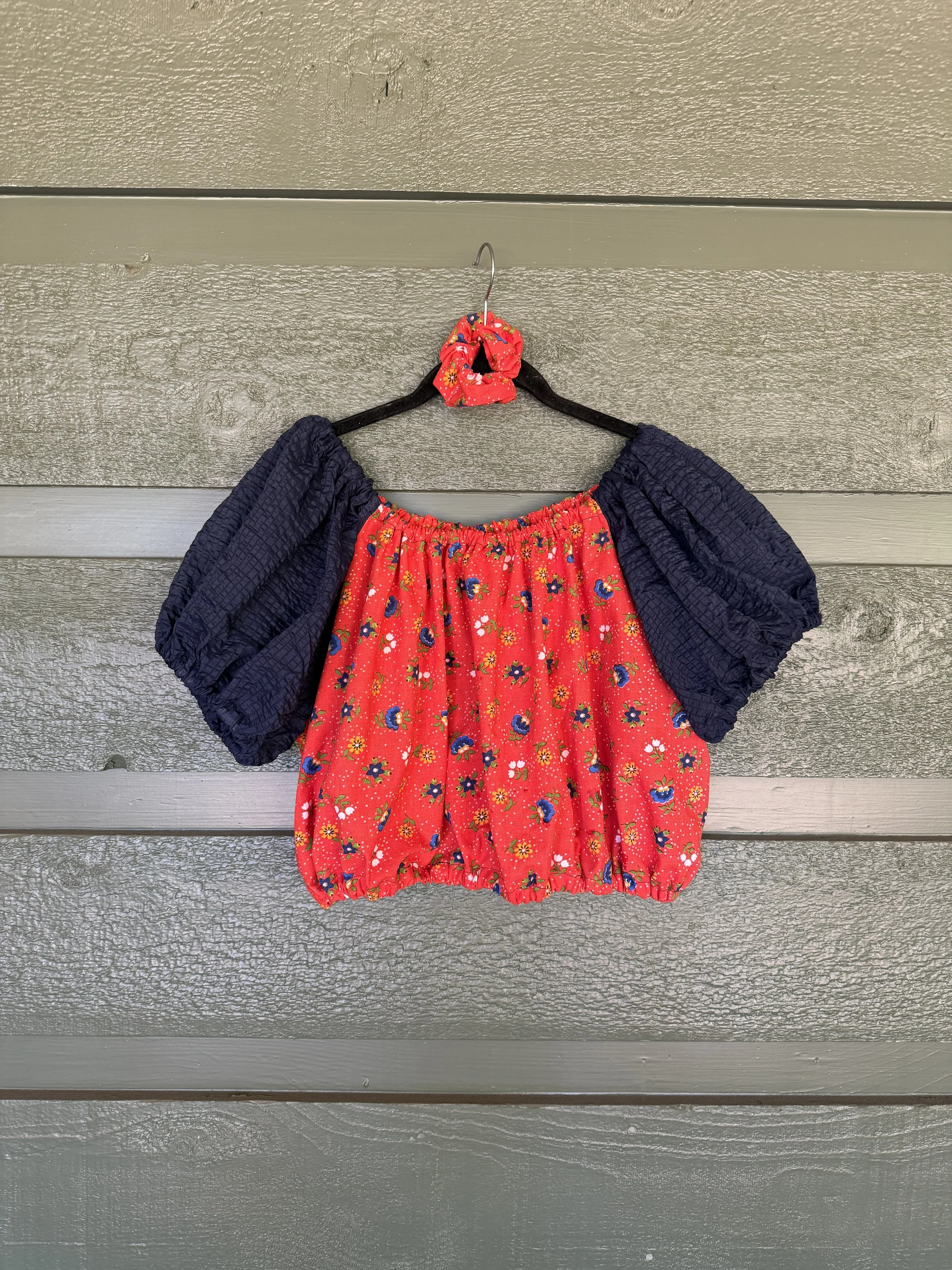 Red Clover - Prairie Top | 1970s | Fits S-M-L