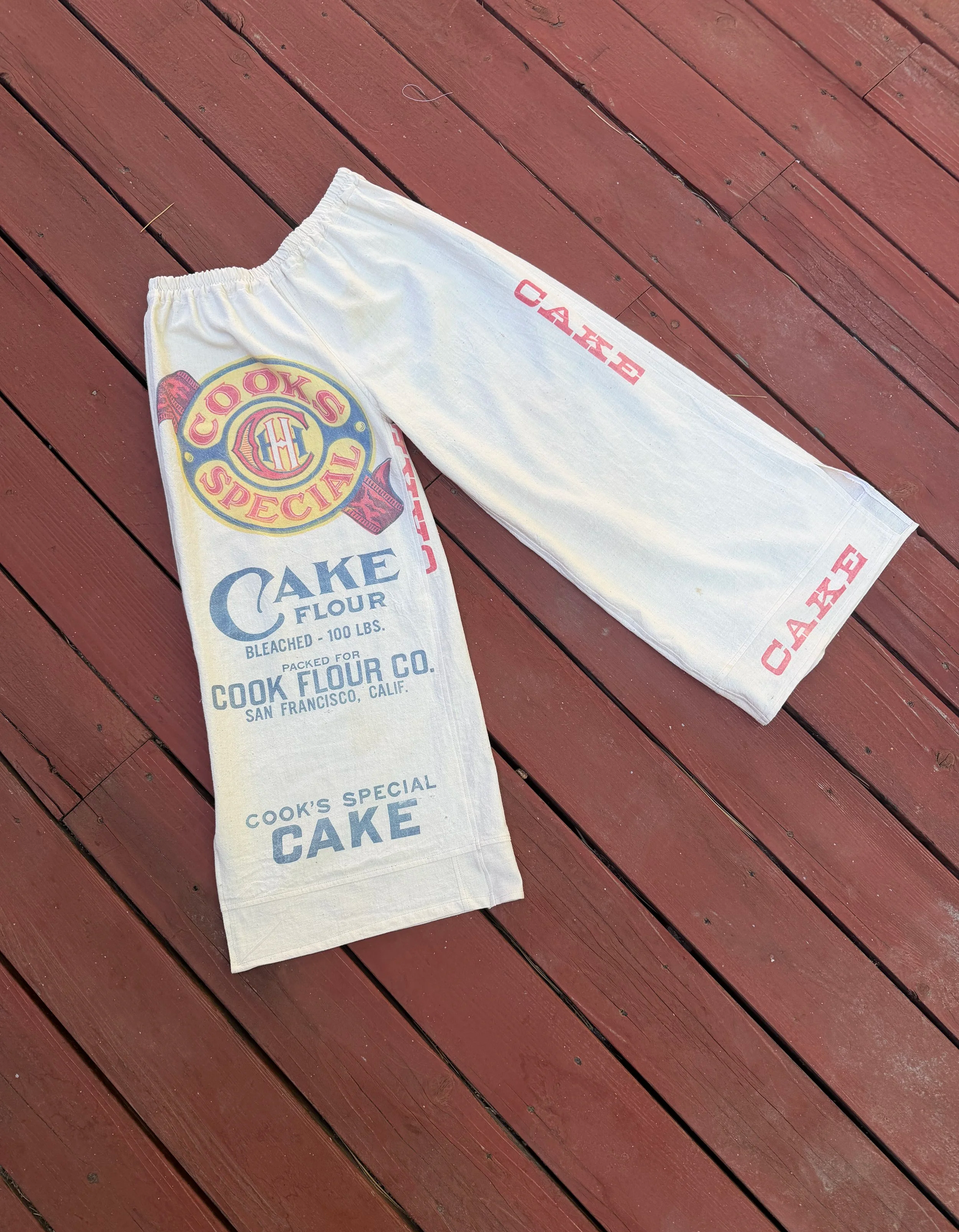 Cook's - Cake Flour Sack Pants | 1930s | fits XS-S