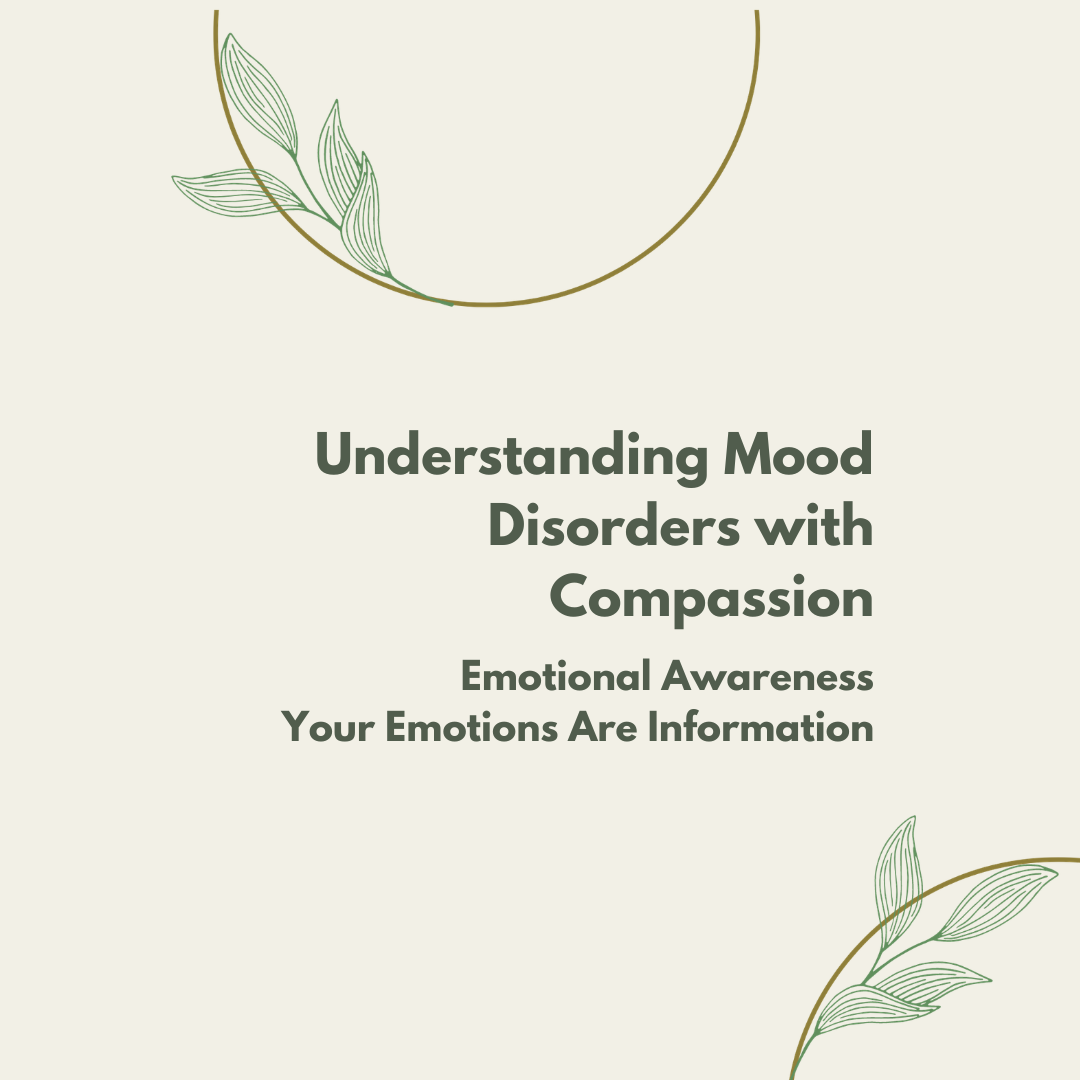 Understanding Mood Disorders with Compassion, Emotional Awareness Your Emotions Are Information