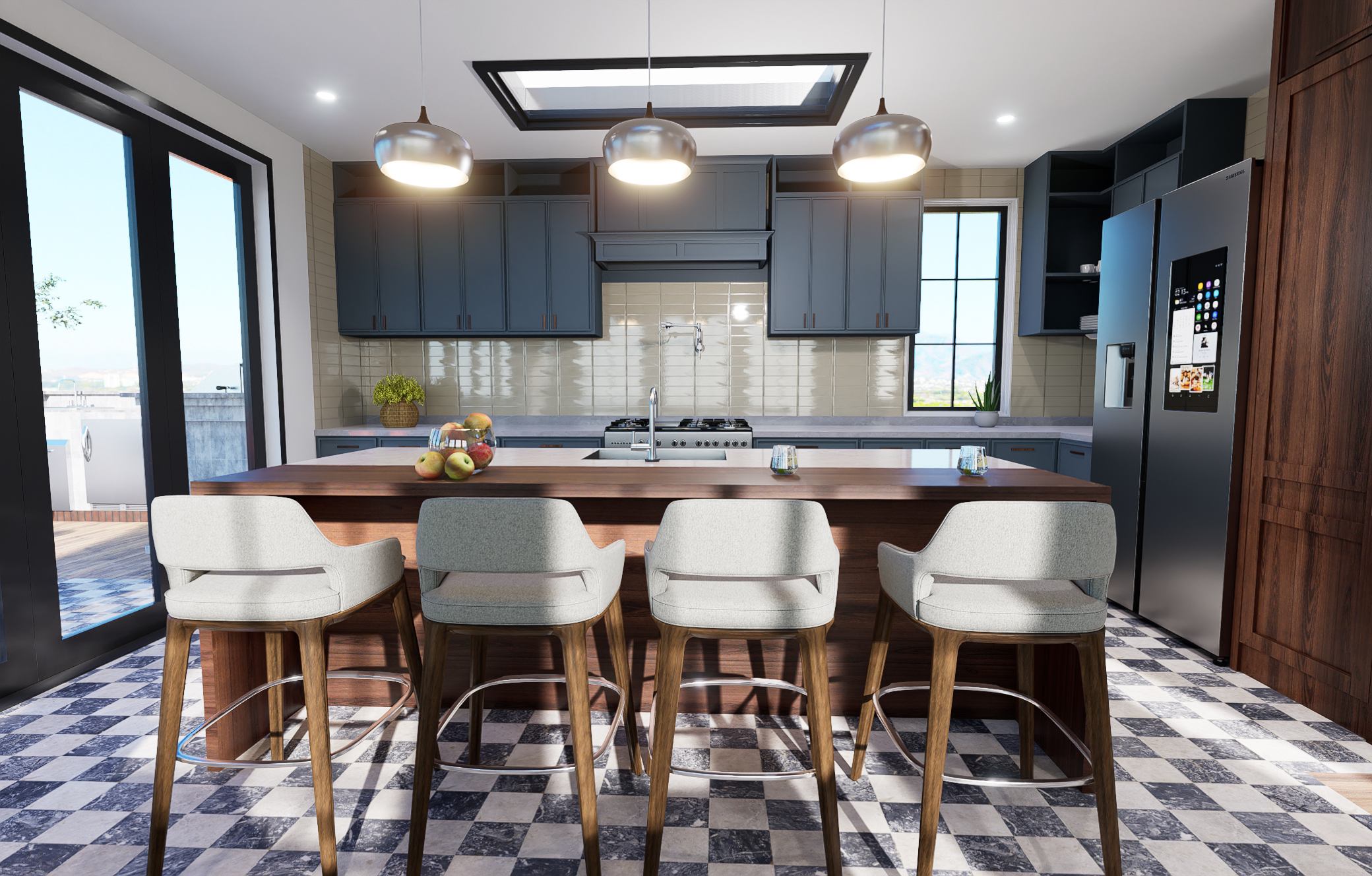  state-of-the-art gourmet kitchen