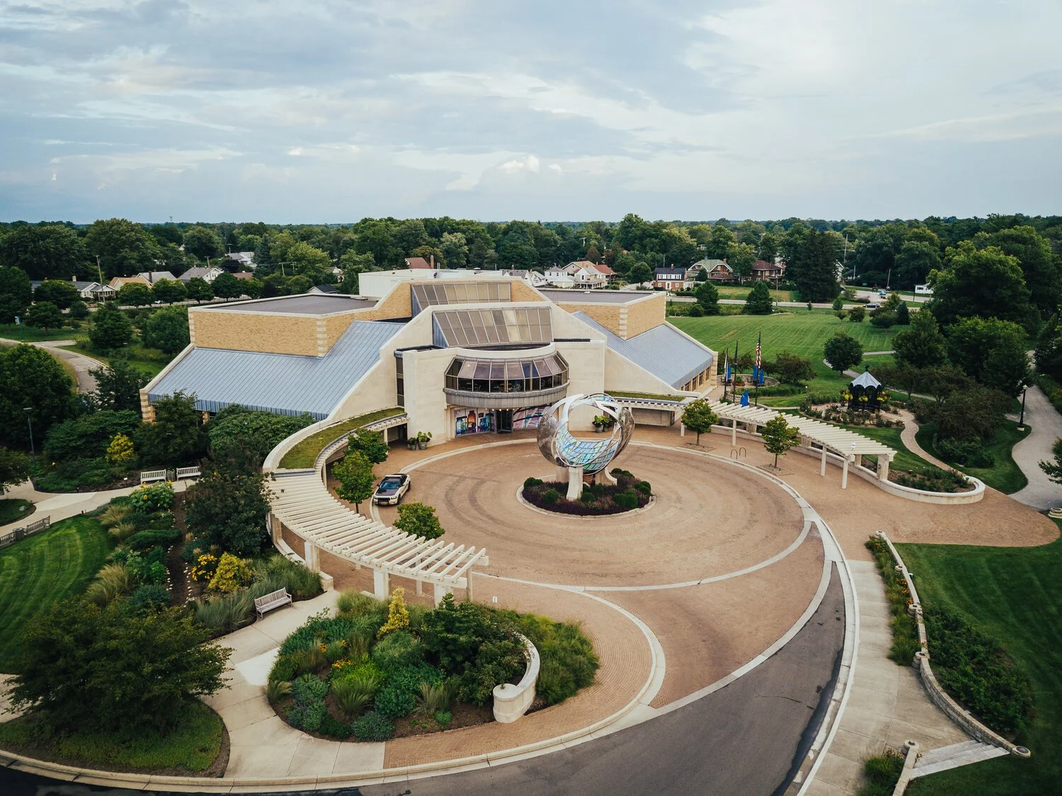 Aerial view of Minnetrista Cultural Center