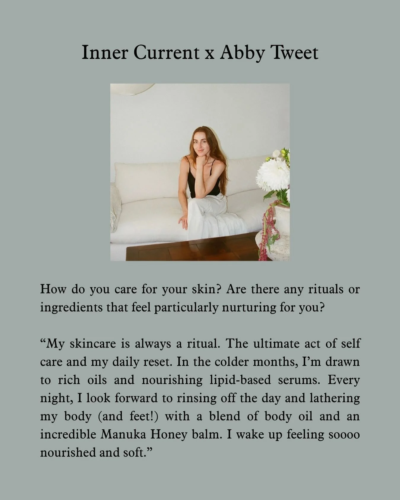 Abby Tweet is the founder of Reverie Skin Studio, offering a dynamic, holistic skincare approach within a private studio in the heart of Santa Monica. 

She believes skincare is more than a routine&mdash;it&rsquo;s a lifestyle. By combining mindful c