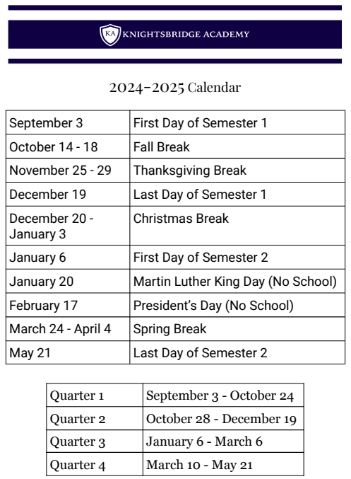 General 1 Knightsbridge Academy